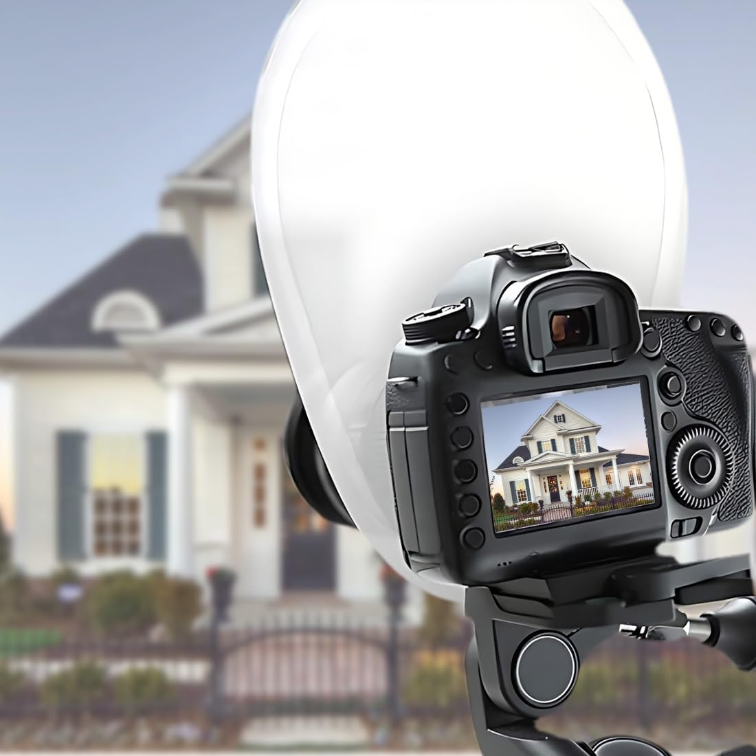 GHPKOTW 1 X Portable Flash Diffuser Camera Flash Diffuser Foldable Flash Diffuser Reflector Kit Camera Light Reflector for DSLR Camera Lenses image number 4