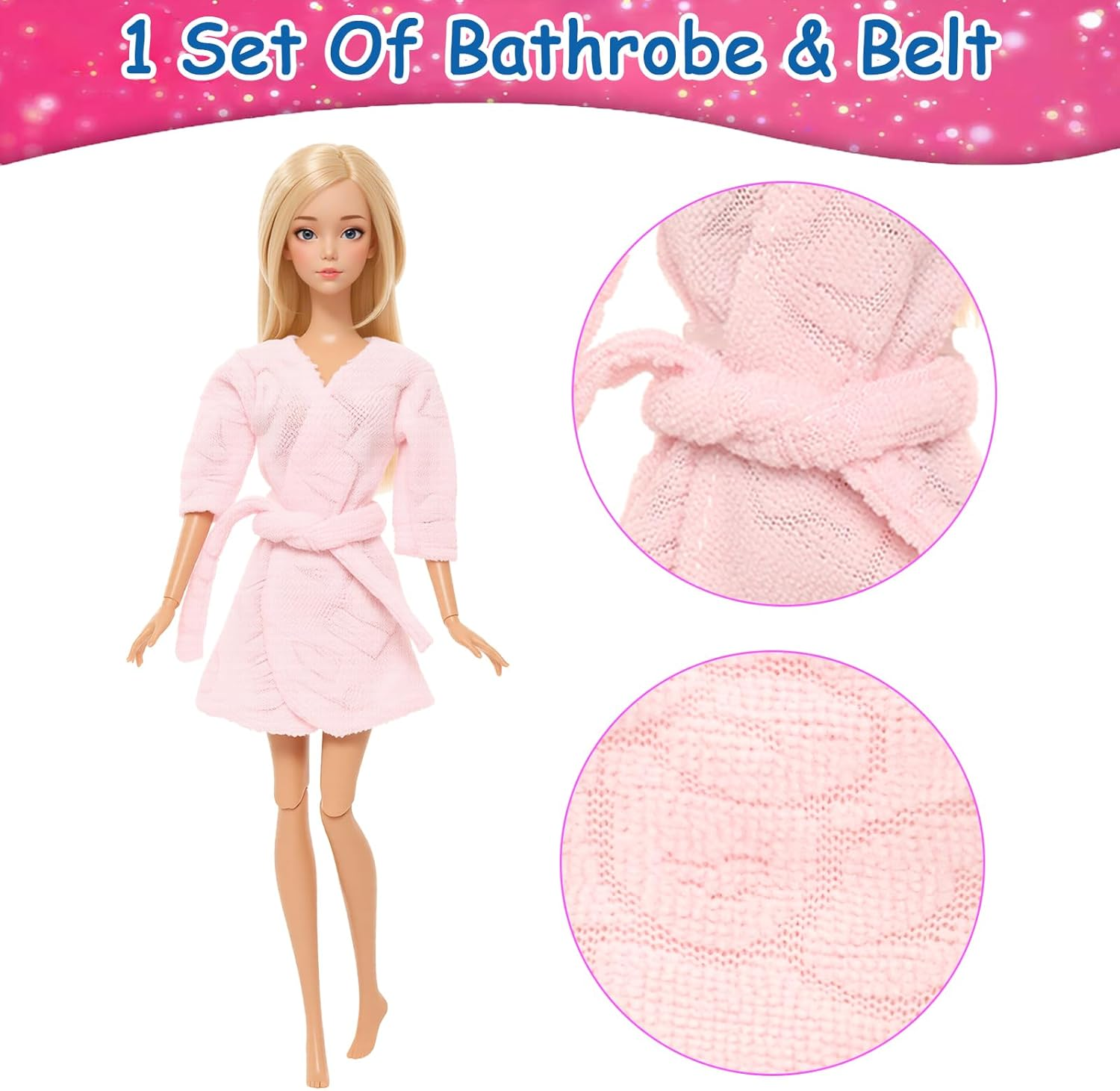 Barwa 10 Sets Doll Clothes Hooded Sports Suit, Casual Outfits, Tops and Pants, Pajamas for 11.5 Inch Girls Dolls image number 1