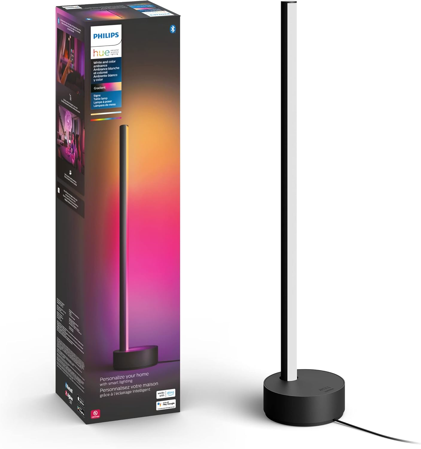 Philips Hue Gradient Signe Table Black HUEGRSIGNETBL image number 2