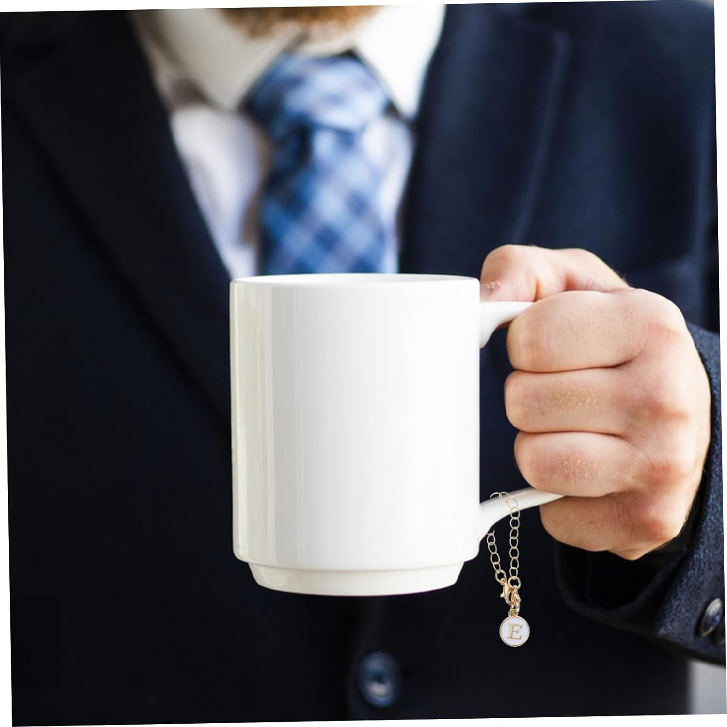 ORFOFE Alloy Letter Keychain with Chain Key Ring Pendant for Car Keys Pocket-Friendly Fashionable Accessory for Women and Teens image number 1