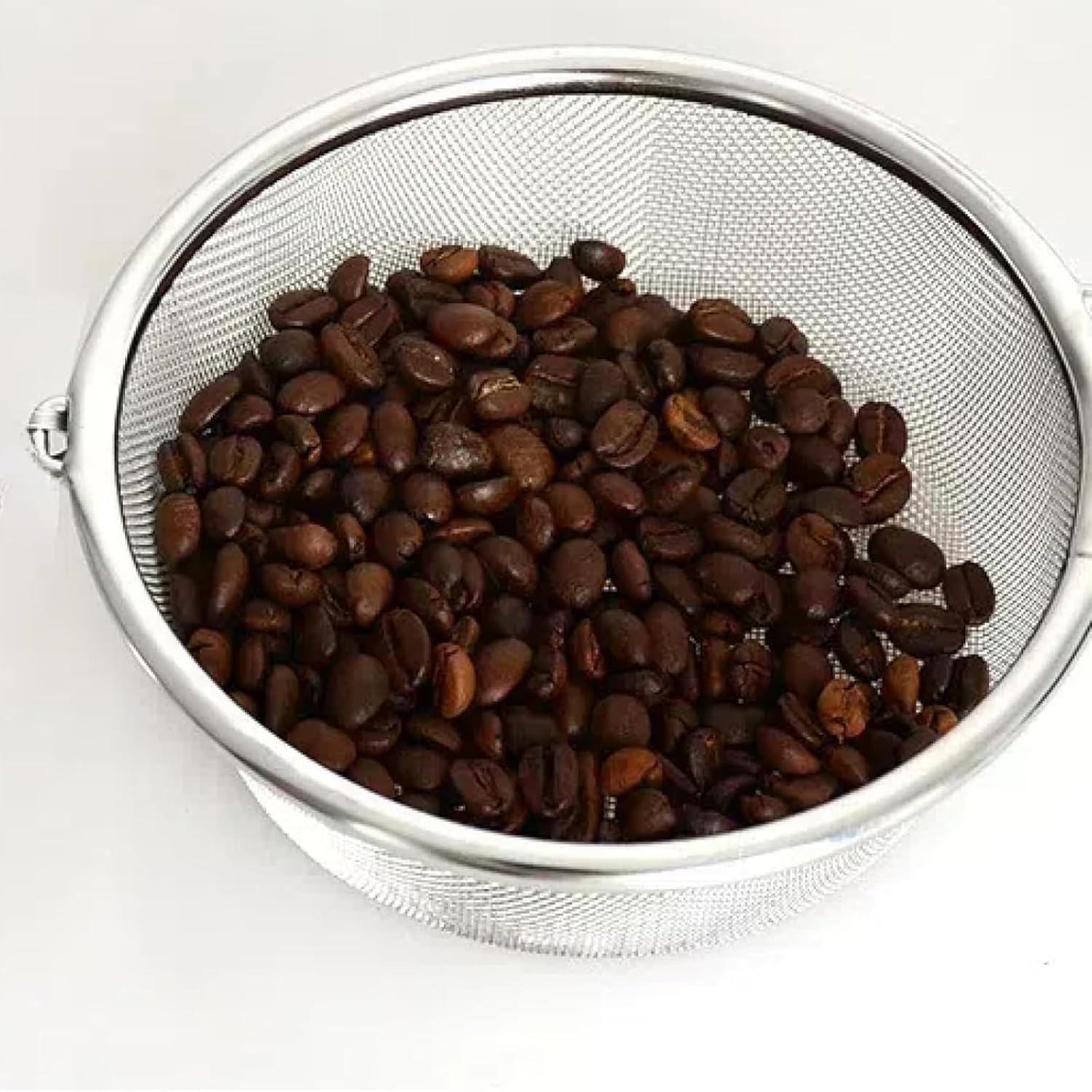 Cozioz Coffee Roasting Kit - Stainless Steel Hand Net with Thermometer for Home Bean & Tea Roasting image number 5