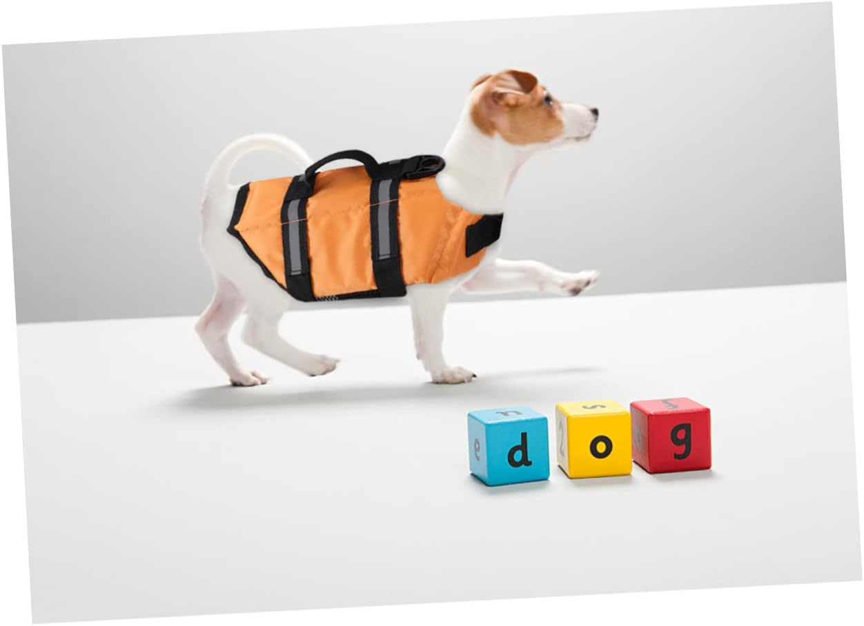BESPORTBLE Pet Life Jacket Buoyancy Preserver Ripstop Fabric Xs Orange with Rescue Handle Lightweight Swimming Vest for Small Dogs Safety Float Gear image number 5