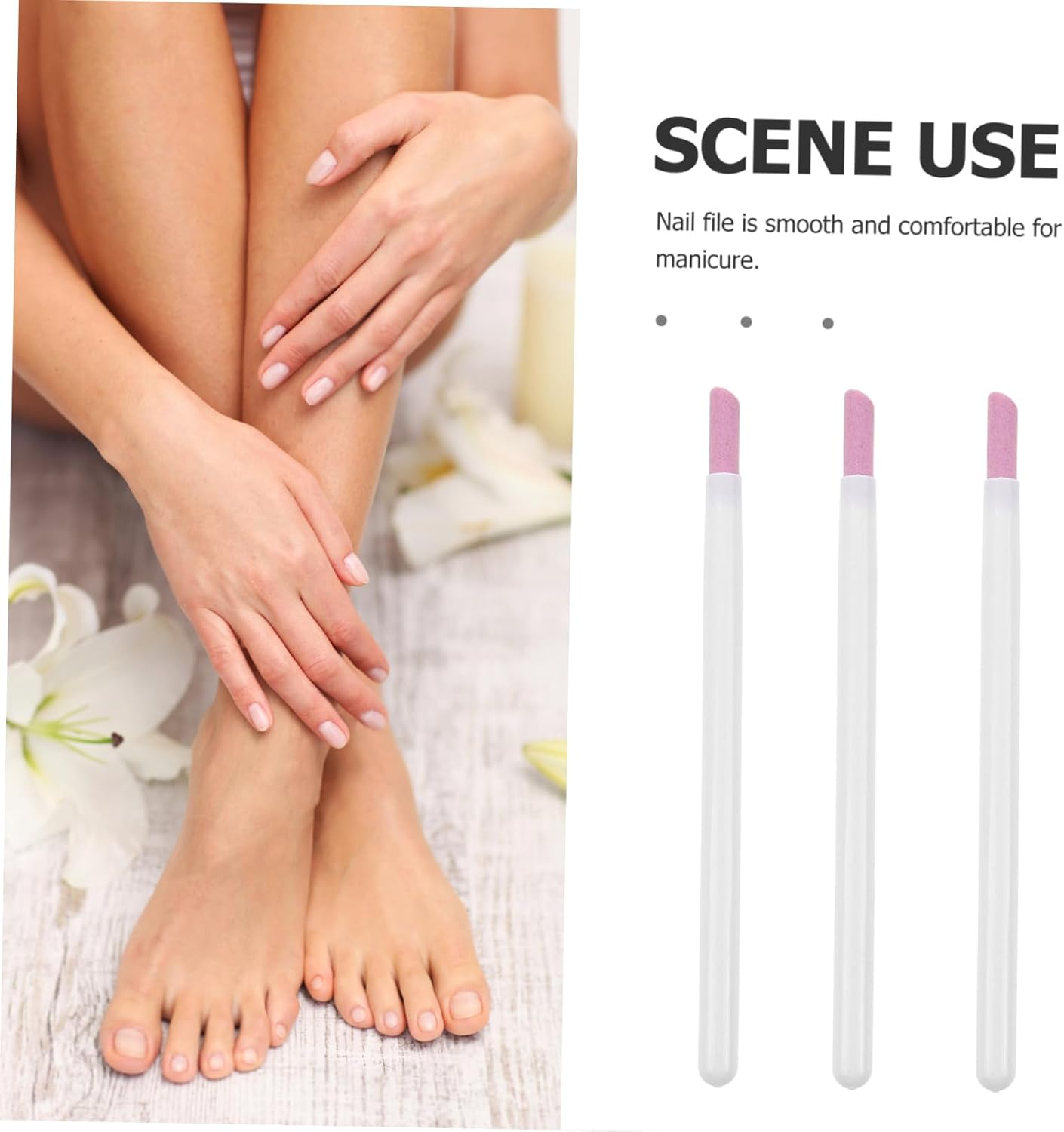 NOLITOY 5Pcs Nail Engraving Pens for Manicure Portable Cuticle Pushers White Art Polish Tools Suitable for Home and Professional Use image number 6