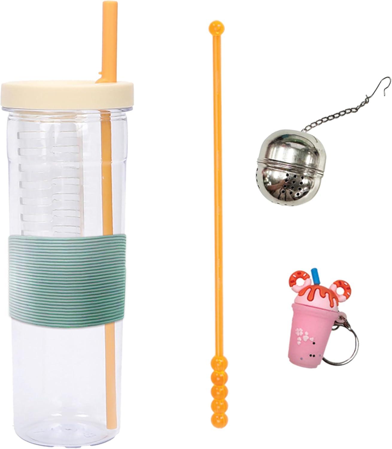 Ultimate Bubble Tea & Smoothies for Kids Kit - Fun Cooking Kit with Reusable Tumbler and Recipe Book image number 6