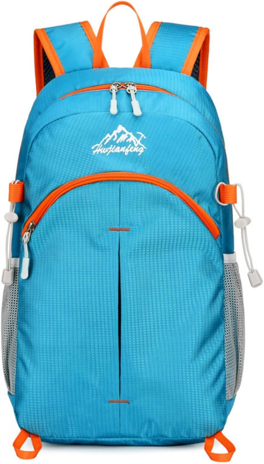 ROSSRORE Foldable Backpack 20L Waterproof Lightweight Pack, Travel Daypack for Men & Women,Hiking Backpack for Travel Camping Cycling 0.46Lb Winter Outdoor Leisure Gear