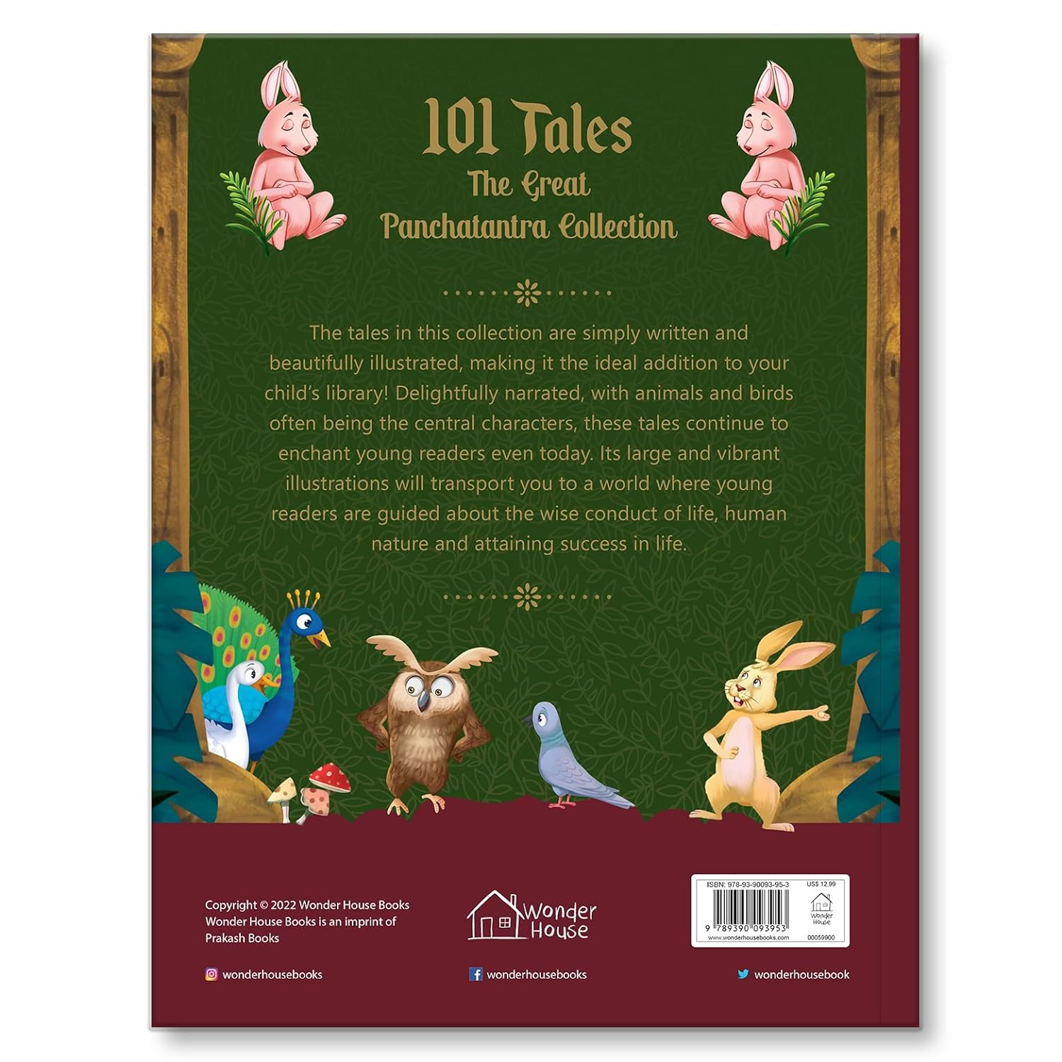 101 Tales the Great Panchatantra Collection - Collection of Witty Moral Stories for Kids for Personality Development (Hardback) image number 1