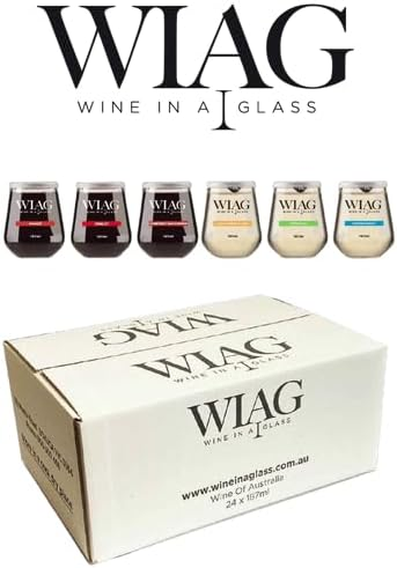 WIAG - Wine in a Glass Wine Chardonnay (24 Pack Stemmed) image number 1