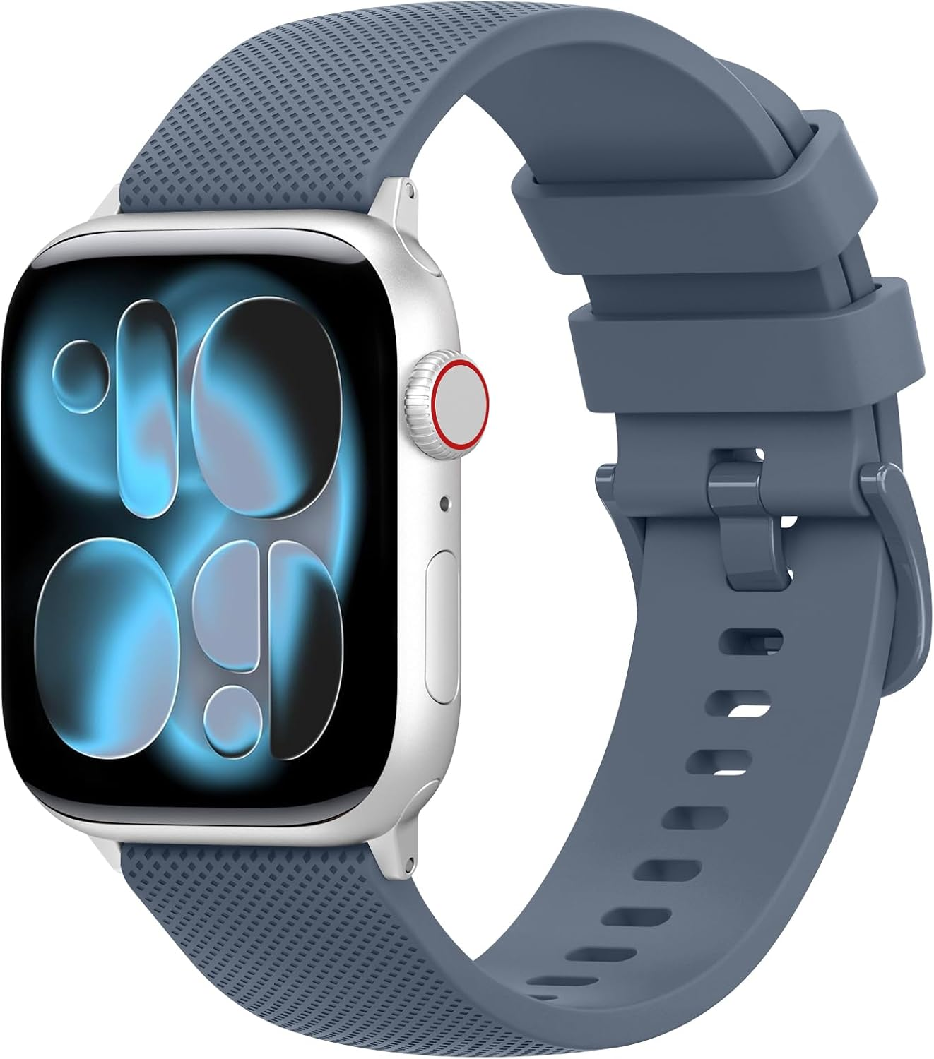 Leonids Silicone Bands for Apple Watch Band 44Mm 46Mm 45Mm 42Mm 49Mm for Women Men, Soft Adjustable Wristband Strap for Iwatch Ultra Series 10 9 8 7 6 5 4 3 2 1 SE