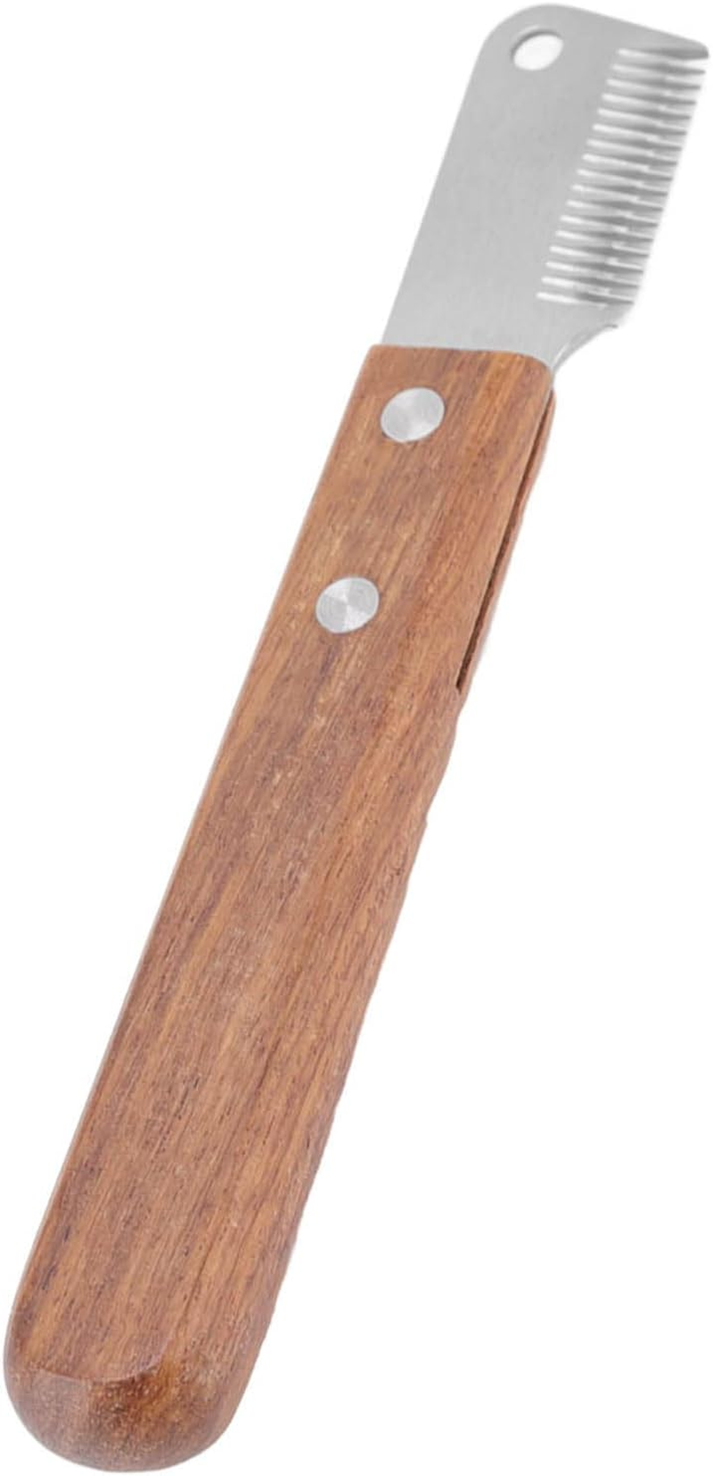 Pet Grooming Supplies, Eliminate Knots Professional Dog Stripping Knife Stainless Steel Promote with Handle for Dogs image number 1