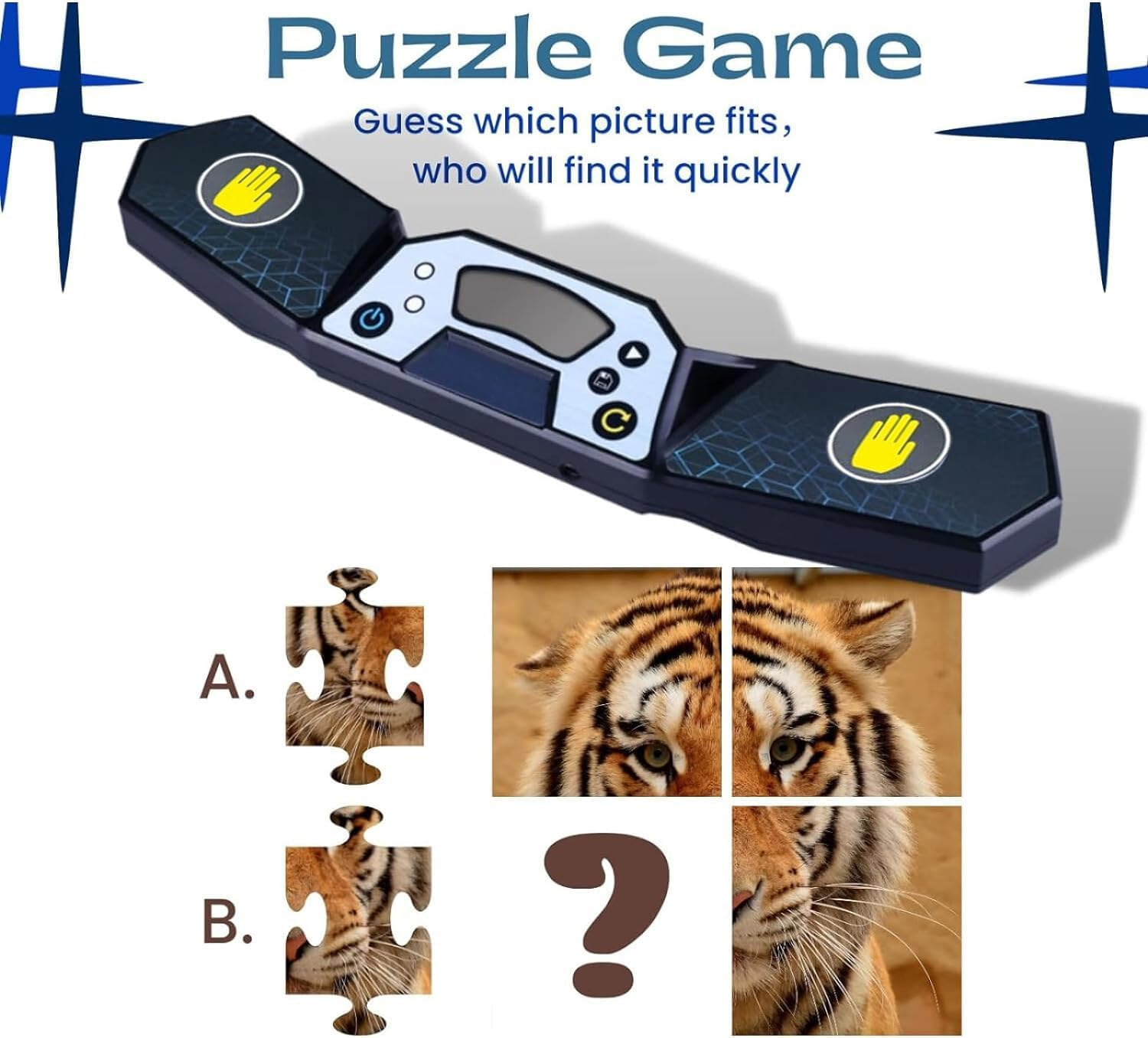 Cube Timer Clock, Speed Cube Timer for Stack Competitions & Speed Races, Automatic Hand-Touch Control, Professional Display Timer for Puzzle Enthusiasts image number 3