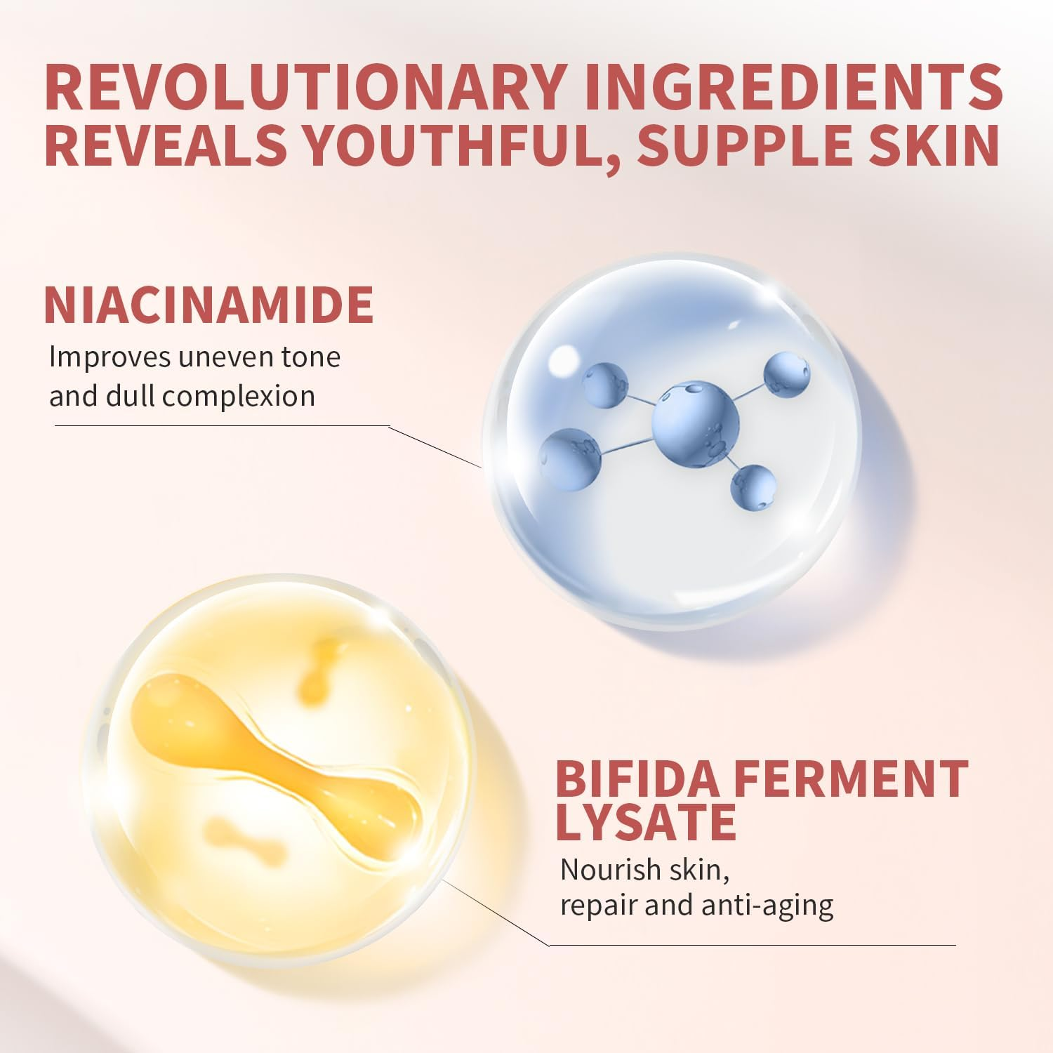 RAZUYEN Anti-Aging Moisturizer Serum, Reduces Wrinkles & Fine Lines, Face Hydrating, Smooths Skin, Firming Face Serum for Radiant Skin, Daily Skin Care Treatment, 1.35 OZ image number 5