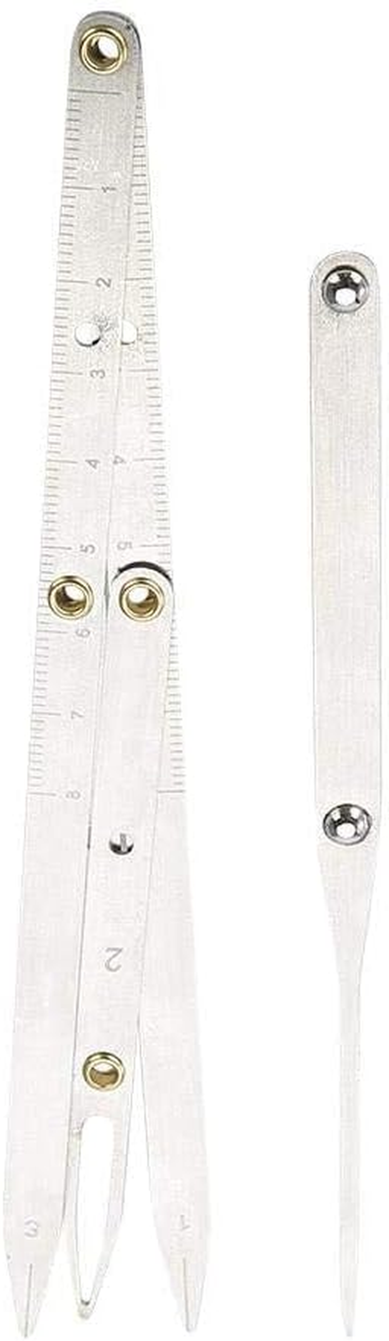 CYSFETENA Eyebrow Measuring Ruler, Foldable Stainless Steel Eyebrow Ruler with Golden Ratio for Precise Eyebrow Measurement, Ideal for Eyebrow Tattoo, Microblading Permanent Makeup image number 6
