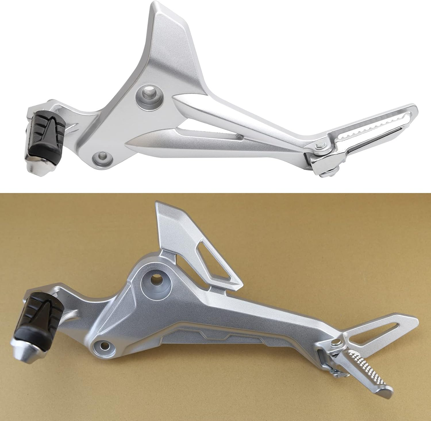 Mokuo Motorcycle Front Footpegs Fit for CBR 1100, CB 1100 XL, VFR 800, CB 750, NT 650, CBR 600, VTR 250, XL 125 image number 5
