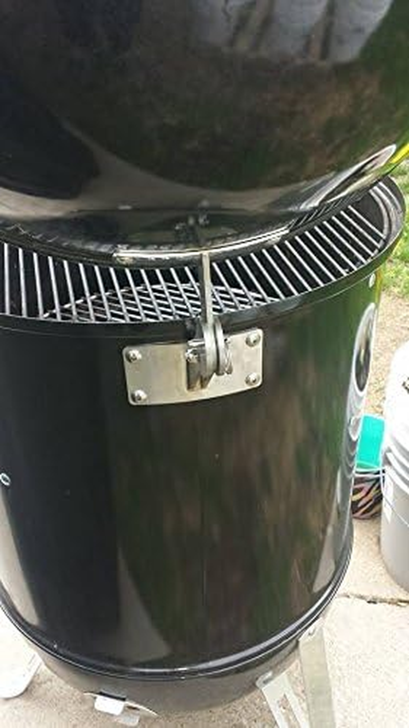 Unknown BBQ Weber Smokey Mountain Lid Hinge Mod Parts Kit Wsm Smokers 18.5 22.5 Unknown BBQ image number 5