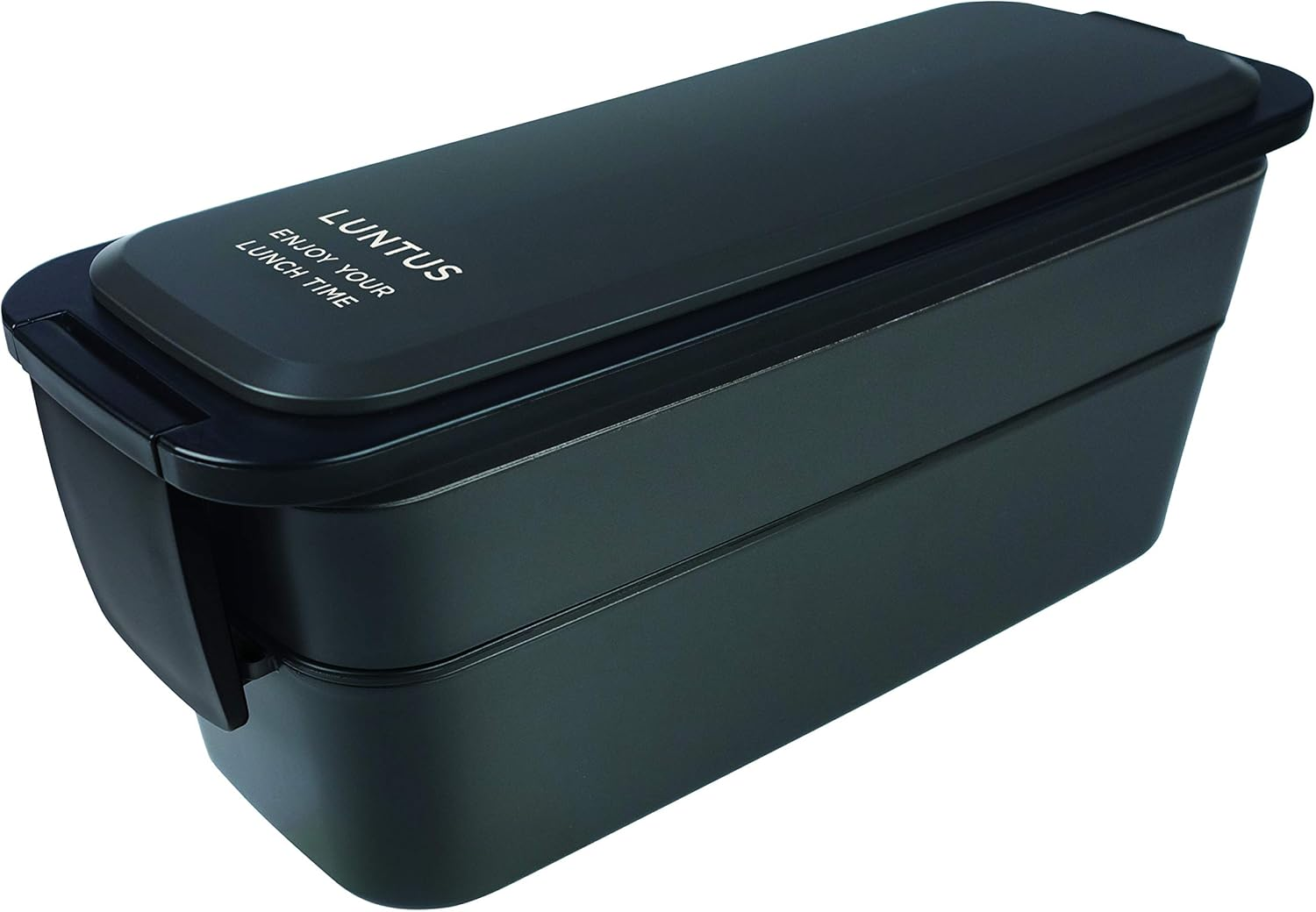 Asvel FC-T800 Bento Box, Lunch Box, Microwave and Dishwasher Safe, Juice Leak Prevention, Lanthus (Bag Included), 2 Tiers, Ag, Antibacterial, Ivory