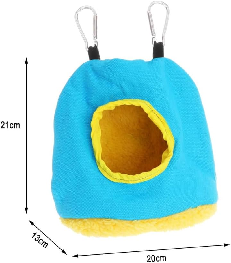 CUEMOON Hanging Nest Bird House Hanging Bird Cage Bird Bed for Macaws Budgies Cockatiels Cockatoo Canary Random Color image number 3