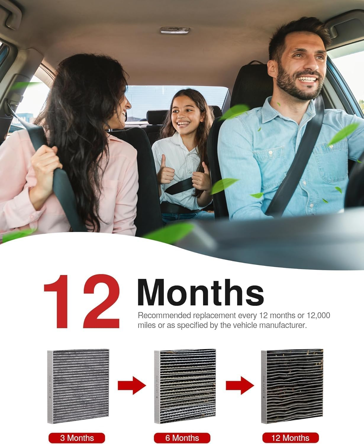 Cabin Air Filter with Activated Carbon, CF10930 for Subaru Crosstrek Forester Impreza,Wrx WRX STI XV Crosstrek image number 4