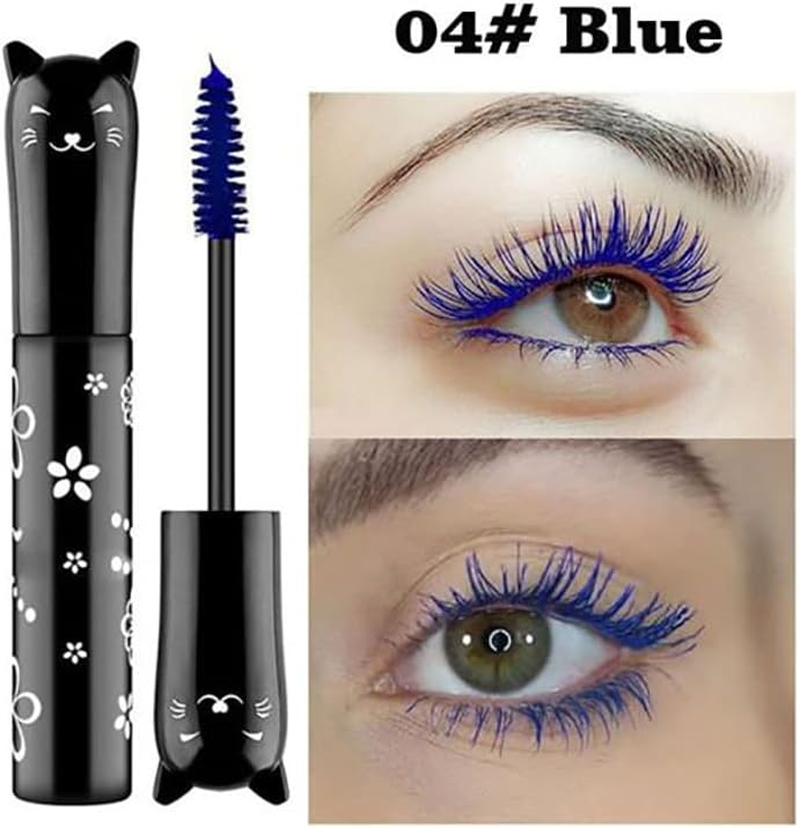 4D Silk Long Lasting Mascara Waterproofing Eye-Catching Colours, Eye-Catching Colors, Curly Thickening Effect, Ideal for Dramatic Makeup Looks image number 5