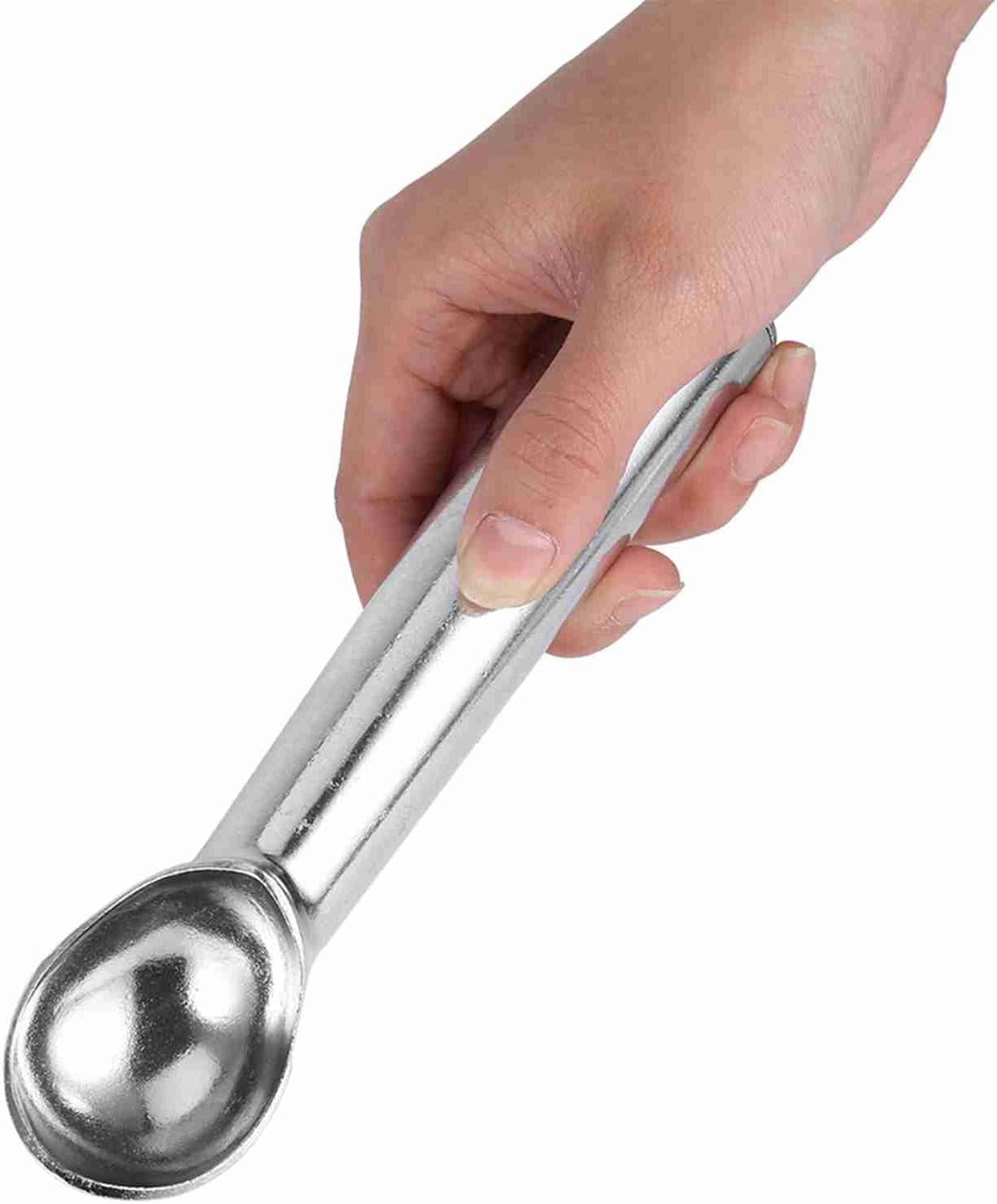 RASTKY Non Stick -Freeze Ice Cream Scoop Spoon Kitchen Tool - Ergonomic Aluminum Alloy Kitchen Tool for Gelato and Sorbet (#1) (#2) (#3) - Glossy Surface image number 6
