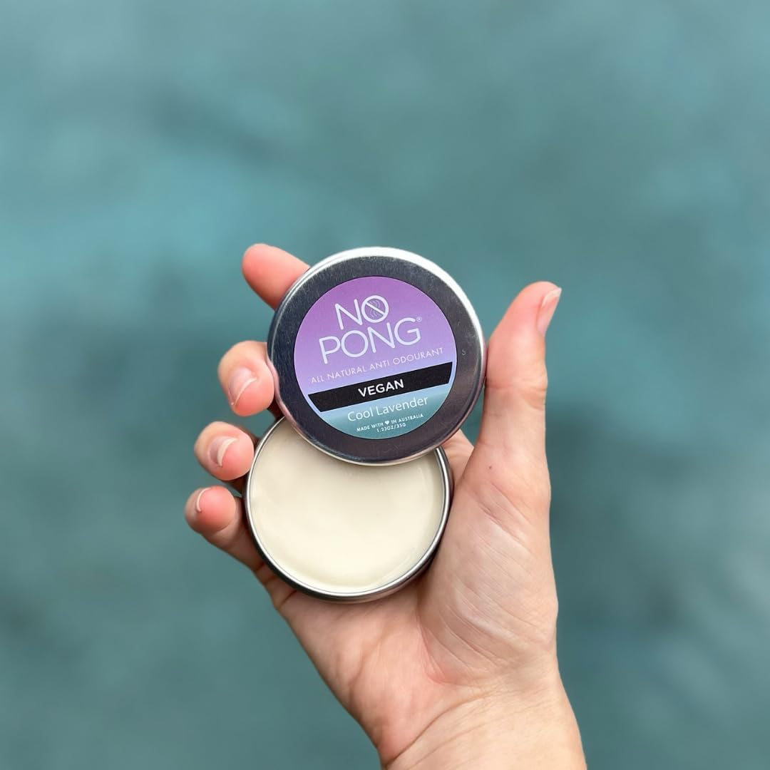 No Pong Lavender Vegan All-Natural Deodorant, Cream Deodorant, Paraben-Free, Aluminium-Free, Plastic-Free, 35G image number 2