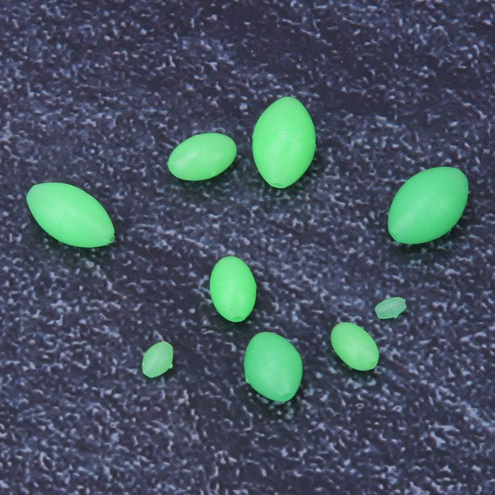 900 Pcs Luminous Glow Fishing Beads Non Slip Luminous Fishing Lures Tackle Tools for Saltwater Freshwater Kit image number 5