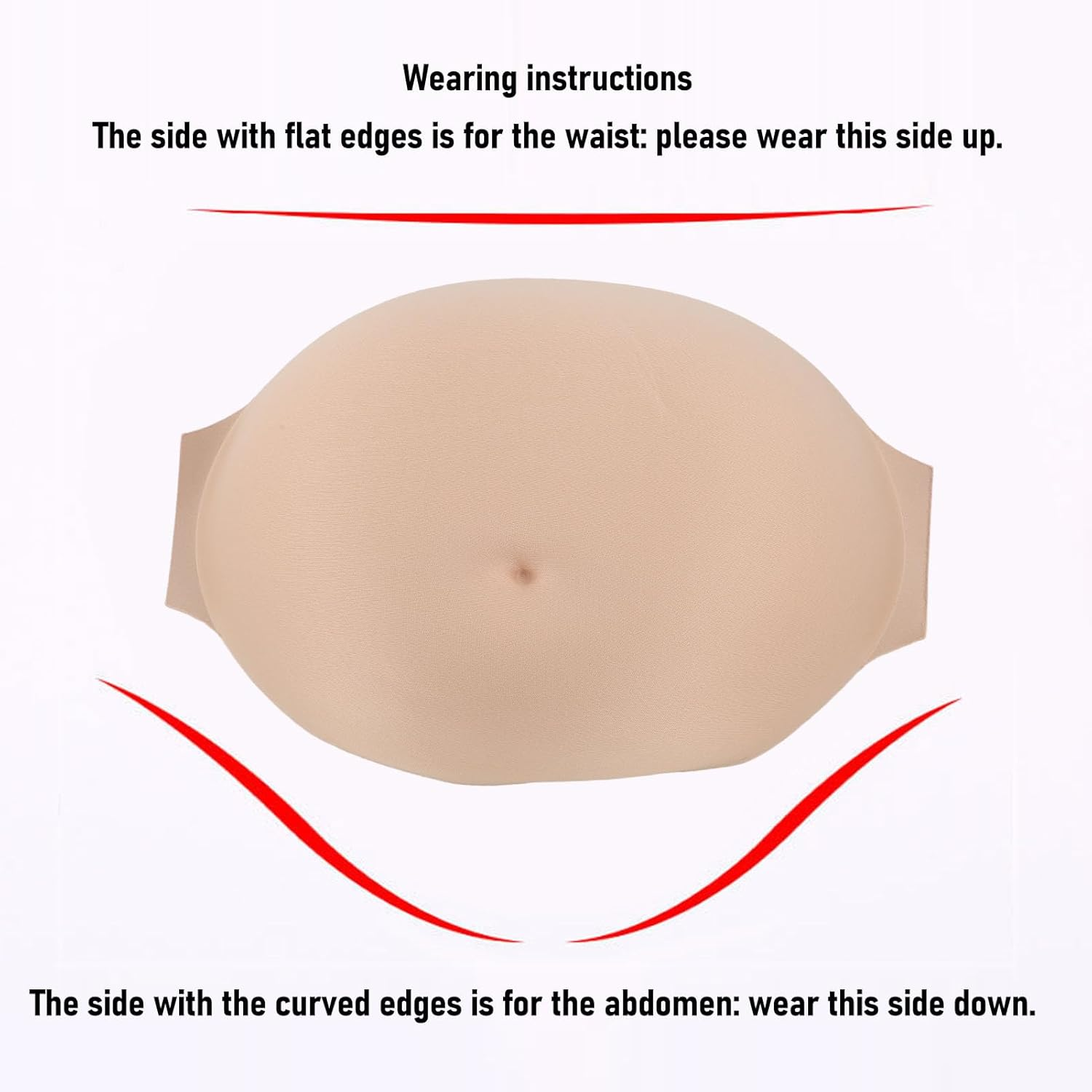 Jectse Memory Foam Pregnant Belly Bump Soft and Breathable for Maternity Photoshoots Party Stage Performance image number 5