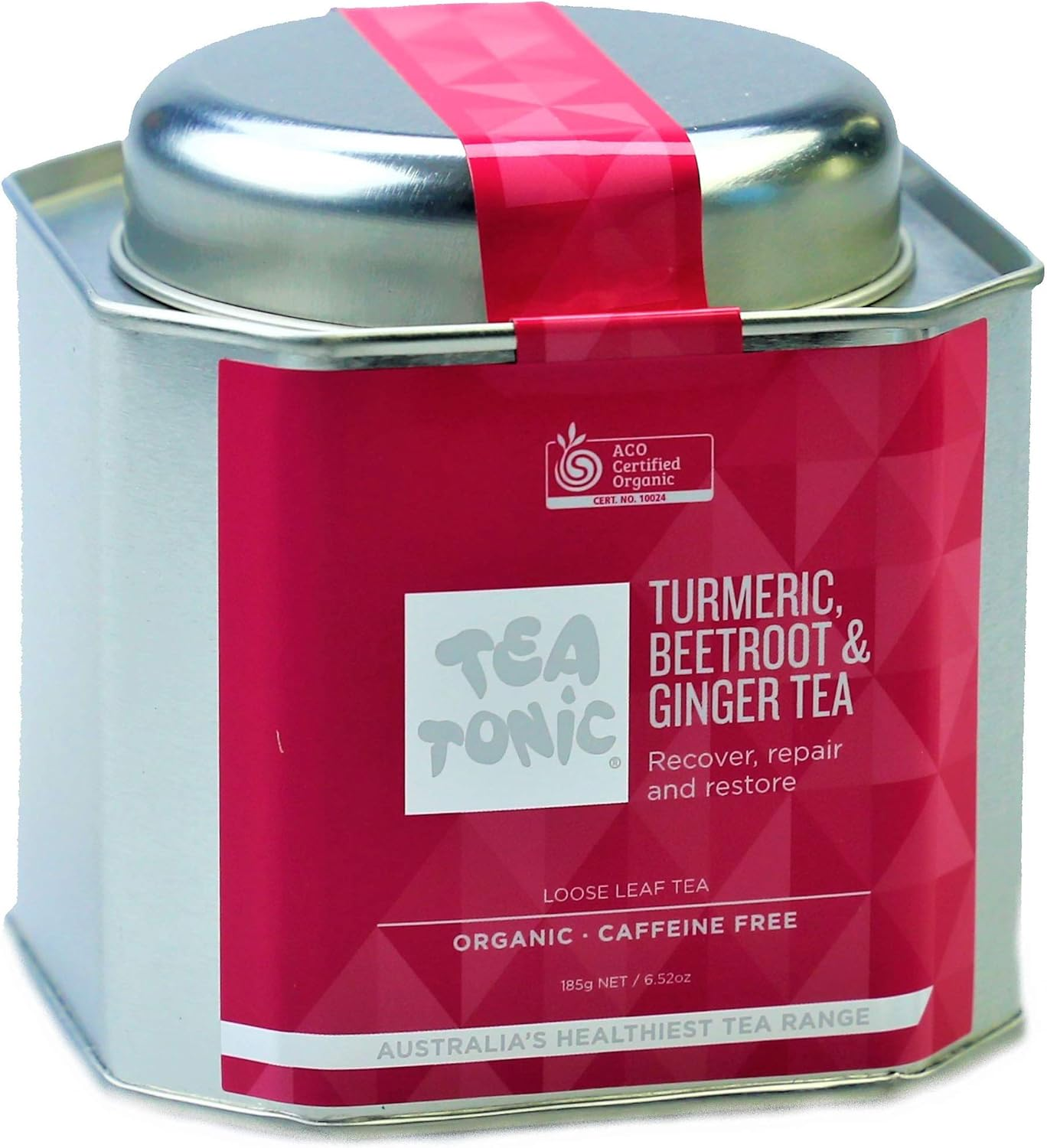 Turmeric, Beetroot & Ginger Tea Loose Leaf Caddy Tin image number 3