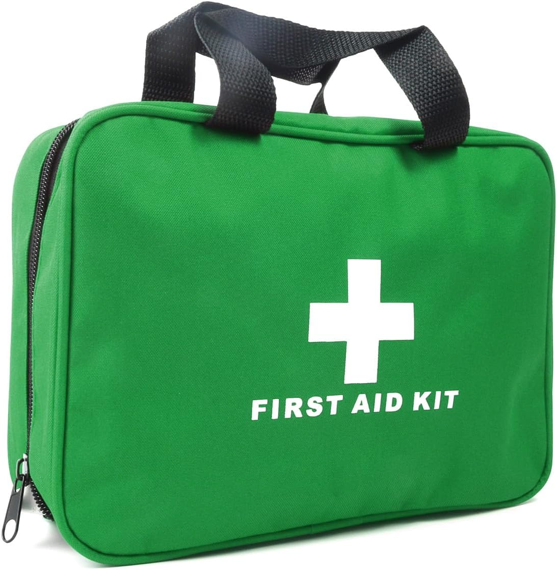 Red First Aid Bag Empty Travel Rescue Pouch Medical Bags First Responder Storage Compact Survival Medicine Emergency Bag for Car Home Office Kitchen Sport Outdoors (Red CLB)