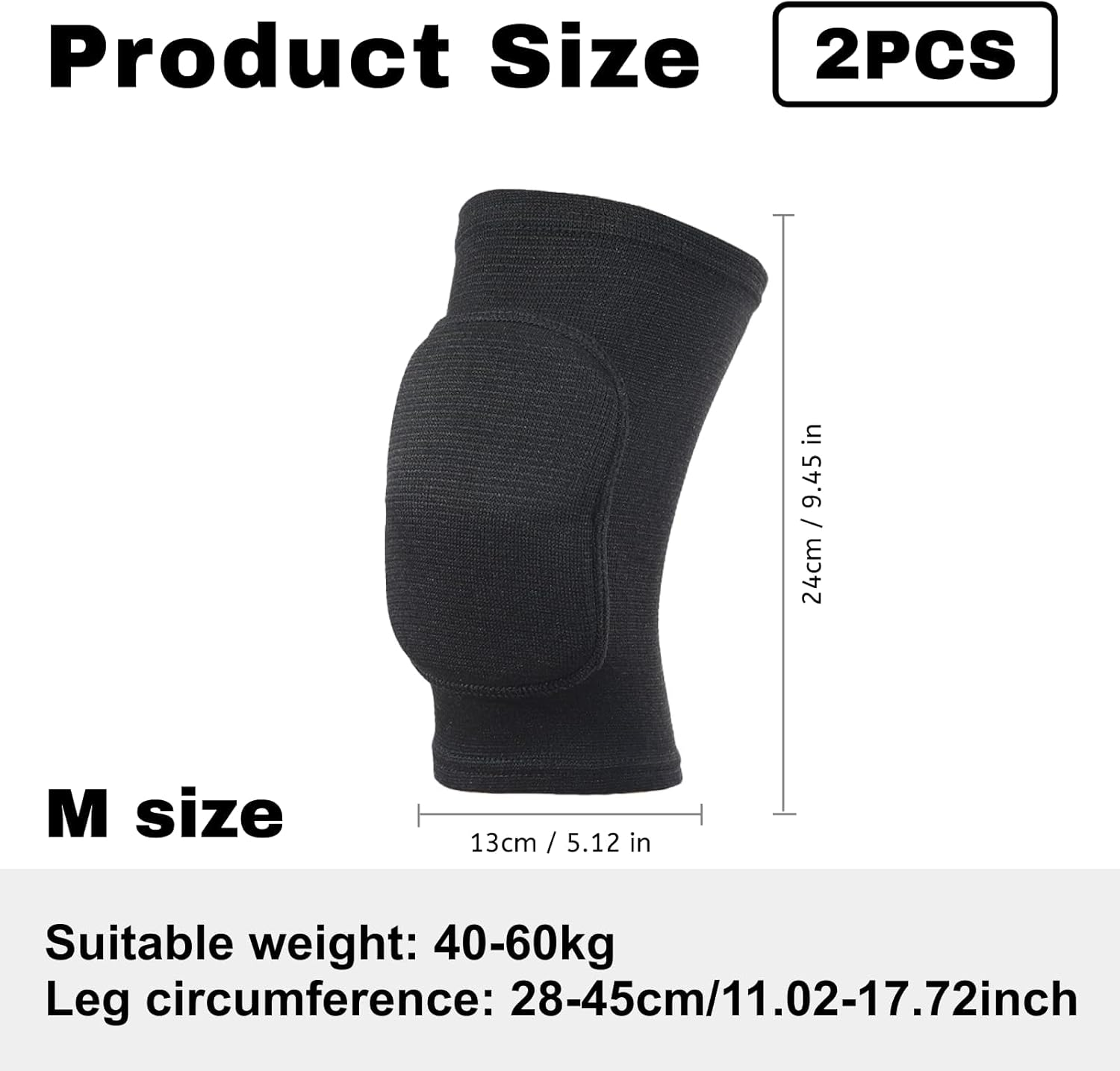 Premium Multi-Purpose Soft Breathable Knee Pads for Adults, for Sports Including Volleyball, Dance, Football, Yoga, Basketball, Skating, Ergonomic Design for Optimal Protection image number 4