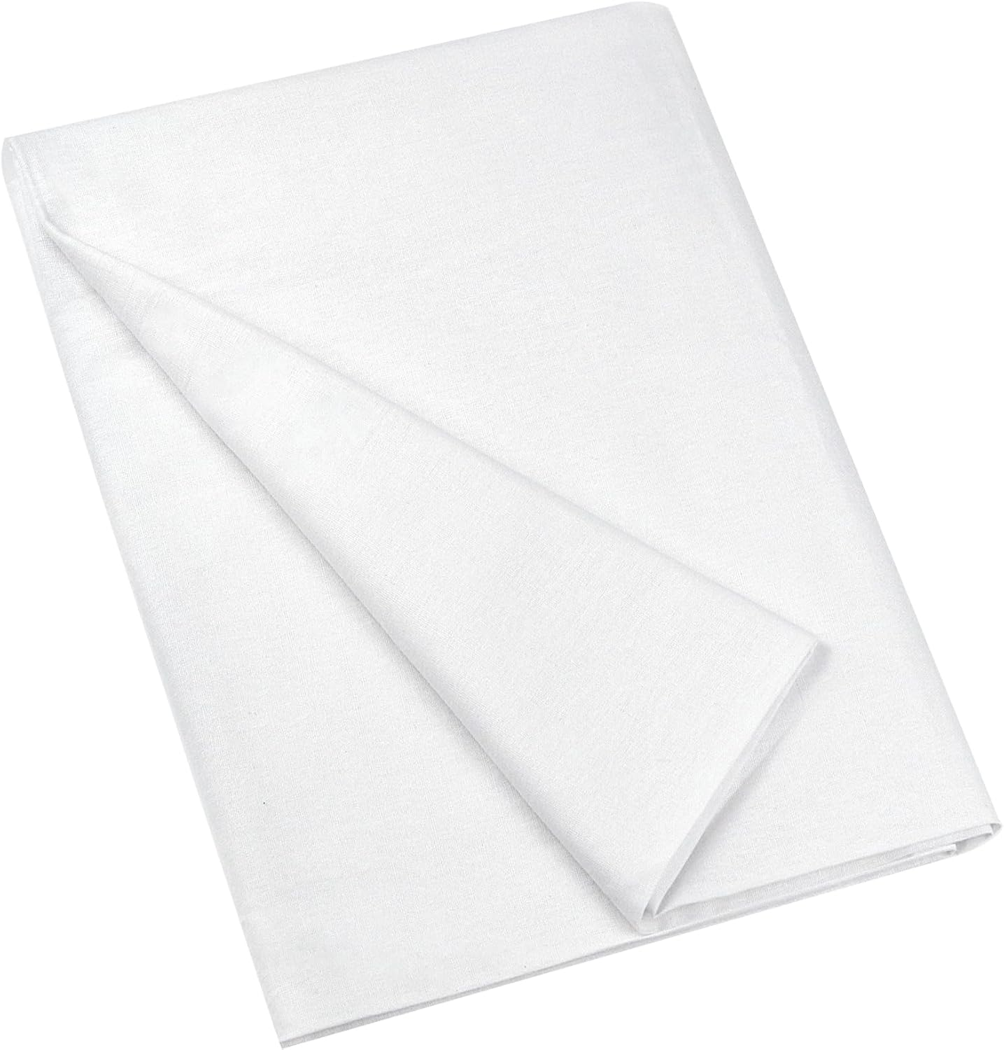 HOTGODEN Medium Weight 100% Cotton Muslin Fabric: 63 Inch X 2,5,10 Yards Unbleached Muslin Linen Fabric Material for Sewing Material Apparel Cloth