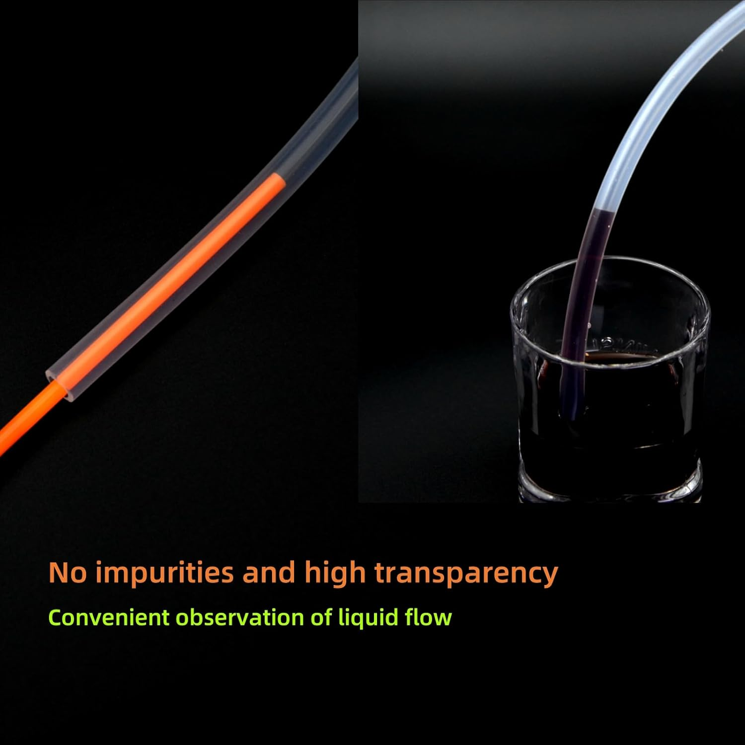 3.65M(12Ft) 6Mm ID X 10Mm OD(1/4" ID X 3/8" OD) Food Grade Silicone Tubing, Home Brewing,Homebrew Kit Wine Making, Aquarium Air Hose, High/Low Temp Resistant, Transparent,Bpa-Free image number 1