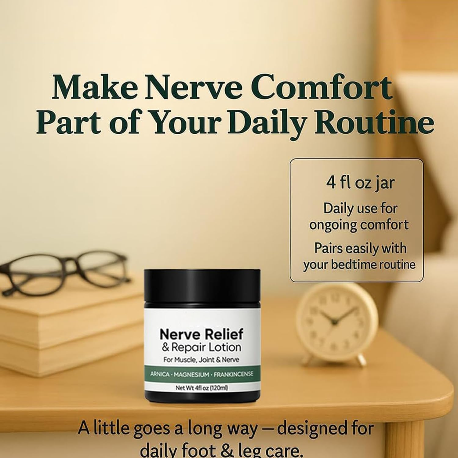 Nerve Relief Cream,Neuropathy Magnesium Lotion,Natural Shoulder Cream,Quick Absorption,For Body Muscles and Joints - 2Pcs image number 4