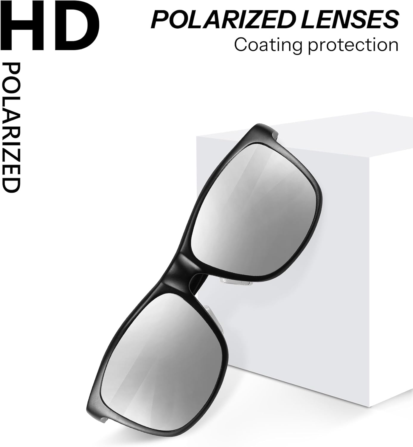 FEISEDY Classic Square Polarized Sunglasses for Men Vintage Trendy Retro Shades B1038 image number 1