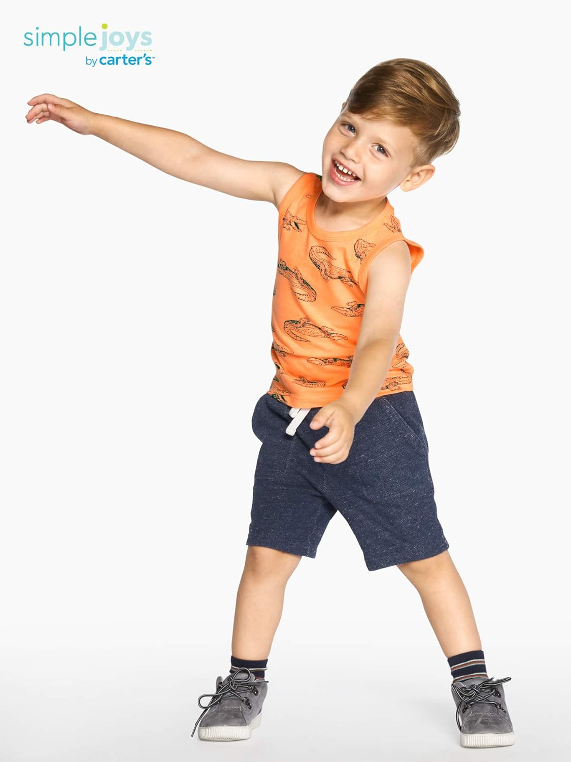 Simple Joys by Carter'S Babies, Toddlers, and Boys' Knit Shorts, Pack of 3 image number 2