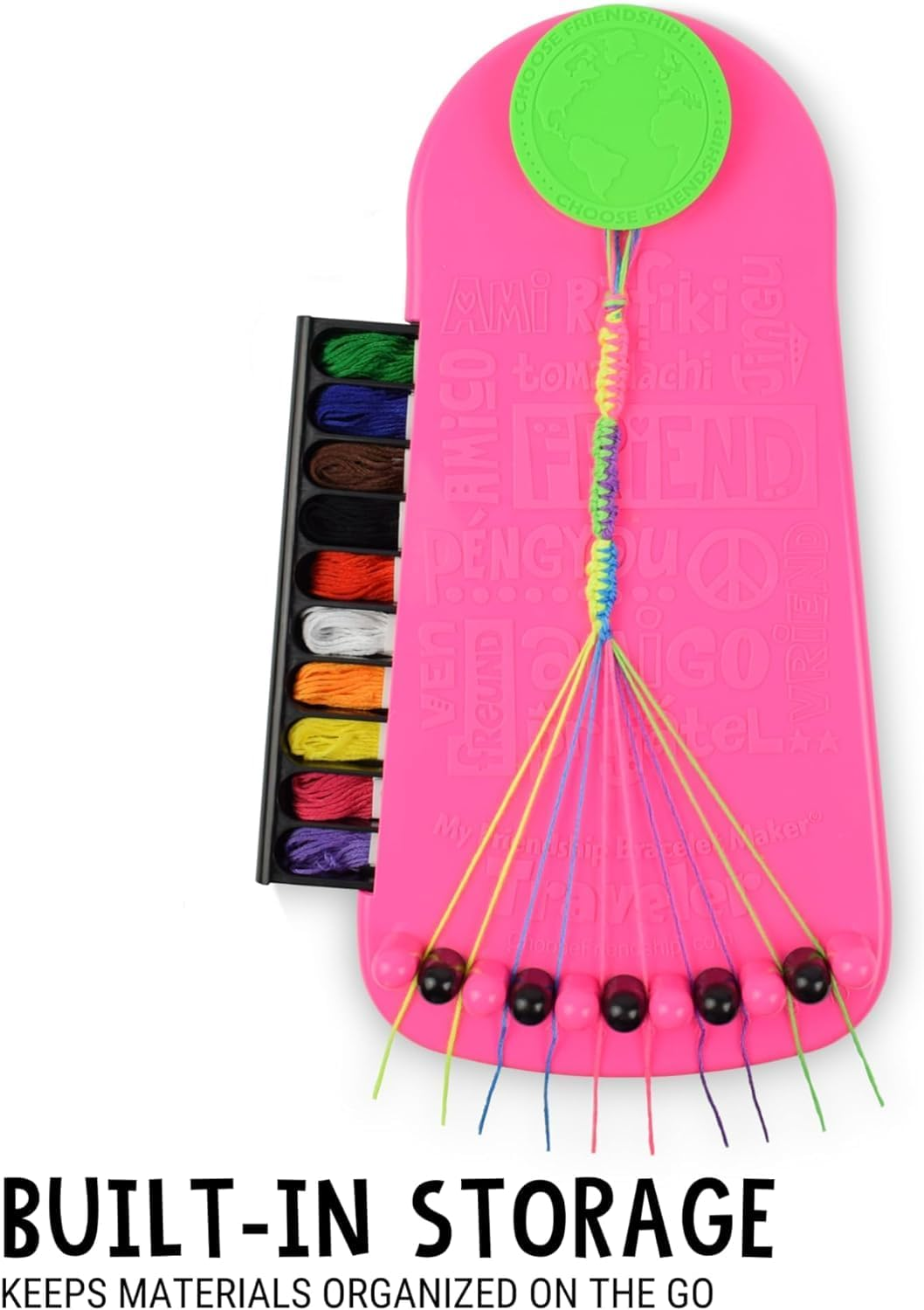 MKUCCD Friendship Bracelet Making Kit for Girls,Diy Arts and Crafts Toys,Jewelry String Maker Kit,Craft Kit, Kids Jewelry-Making Kit, Gifts for Girls 8-12 image number 1