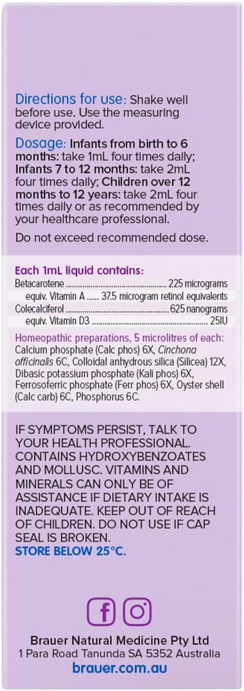 Brauer Natural Baby and Child Immunity Support Oral Liquid 100 Ml image number 5