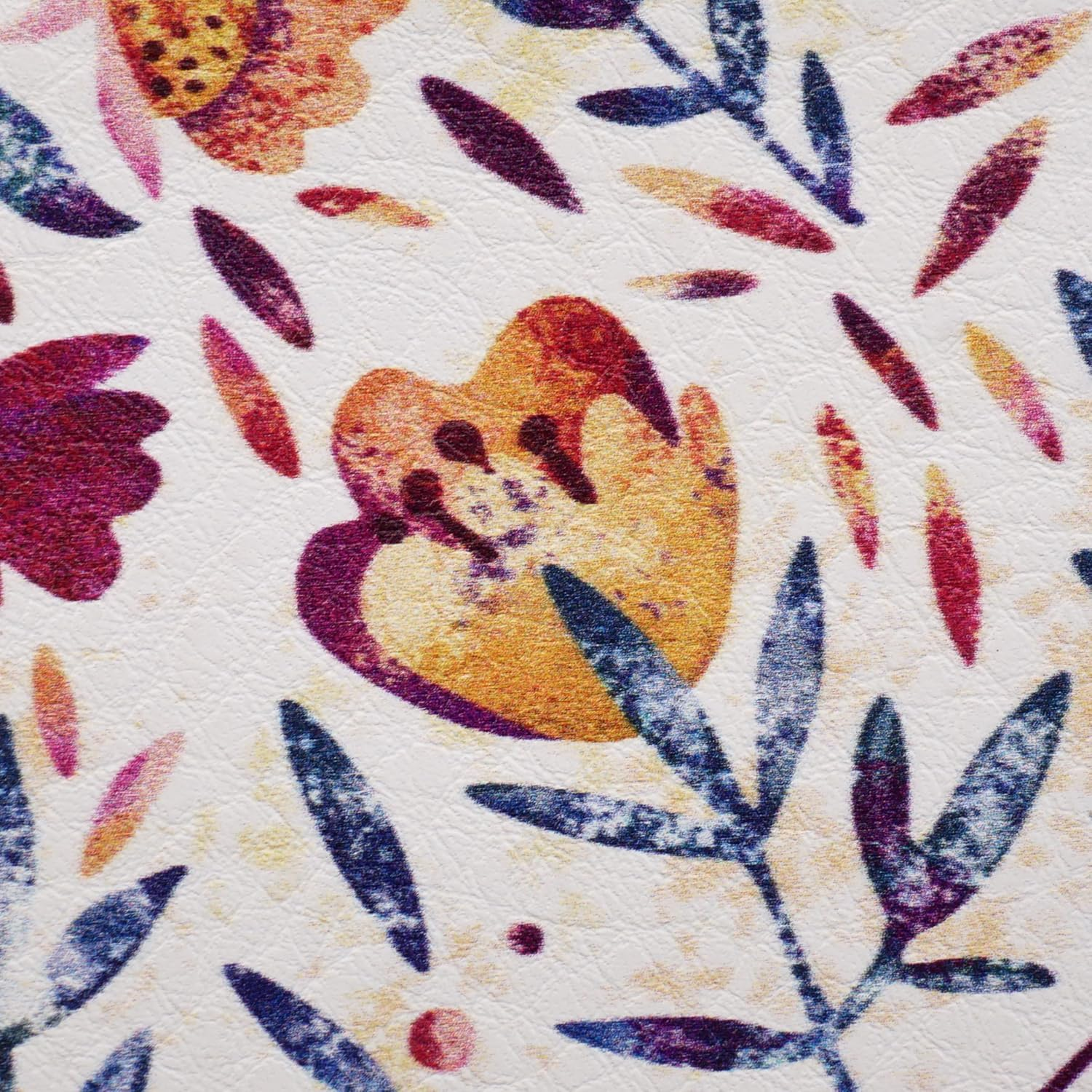 Quttie Passport Cover for Kids, Women and Men, Cute Travel Passport Holder, 20. Flower Pattern, Soft Cover