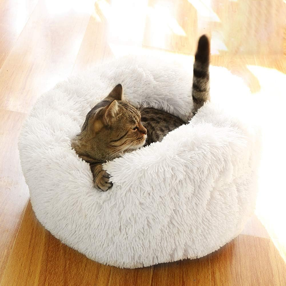 PETCUTE Large Cat Bed Fluffy Dog Beds for Medium Large Dogs Cozy Pet Bed Washable Soft Dog Beds Pet Supplies image number 5