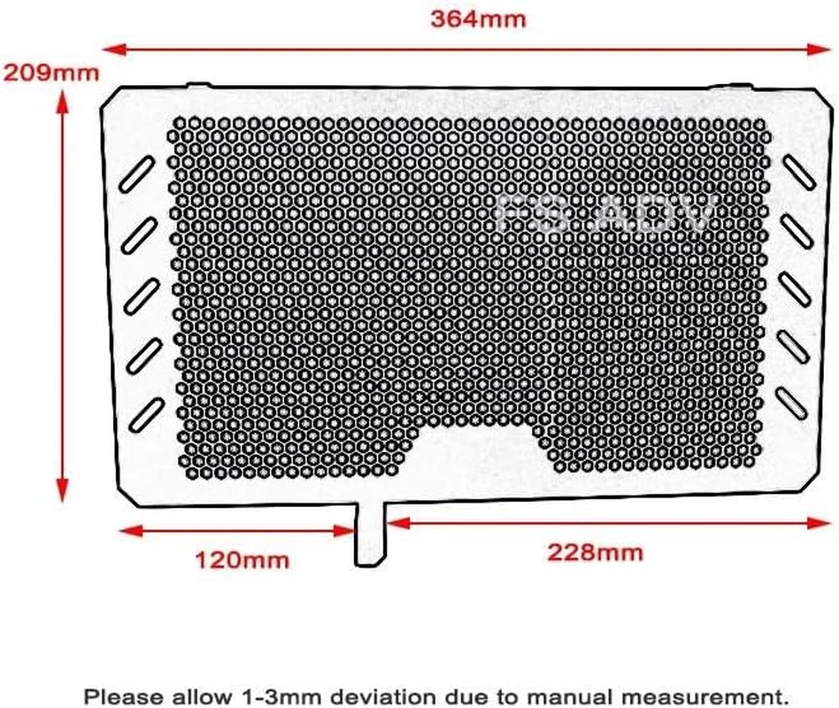 VEAEKNCFCB for S&UZUKI for DL650 V-STROM DL 650 VSTROM 650 2013-2023 Radiator Protective Grill Cover Guards Cooler Grille Protecter Motorcycle Radiator Guard Engine(V-Strom LOGO) image number 2
