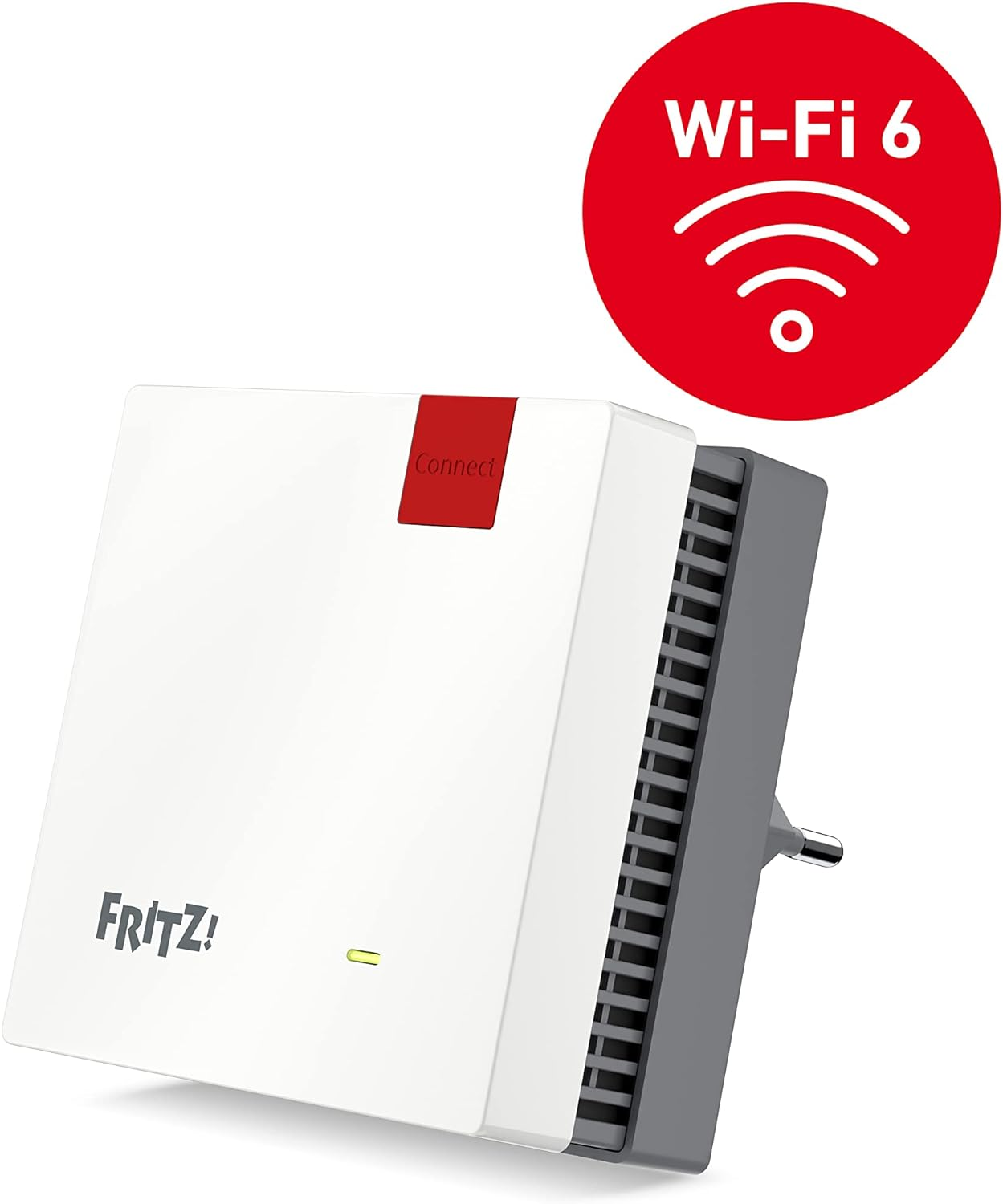 AVM Fritz!Repeater 1200 AX International, Wi-Fi 6 Mesh Repeater, up to 2,400 Mbps (5 Ghz) & up to 600 Mbps (2.4 Ghz), Wi-Fi Access Point, WPS, International Version image number 1