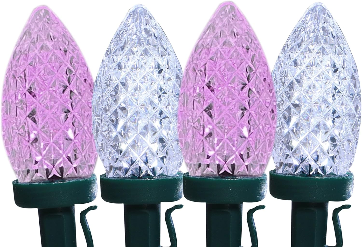 Lexi Lighting 50 Leds Large Pinecone Connectable Fairy Lights String, Candy, 9.8M Light Chain with 8 Functions Mode, Memory Hold, Classic Style for Traditional Xmas D&eacute;cor