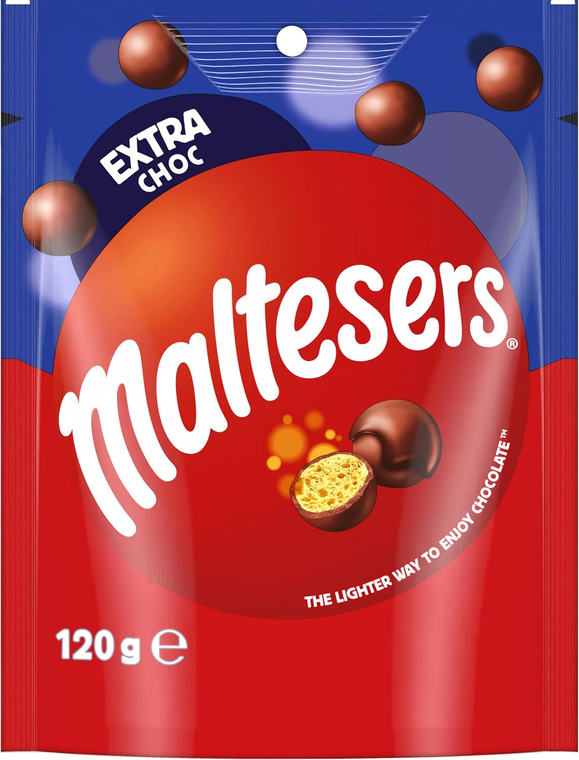 Maltesers Extra Milk Chocolate Snack & Share Bag 120Gm image number 1