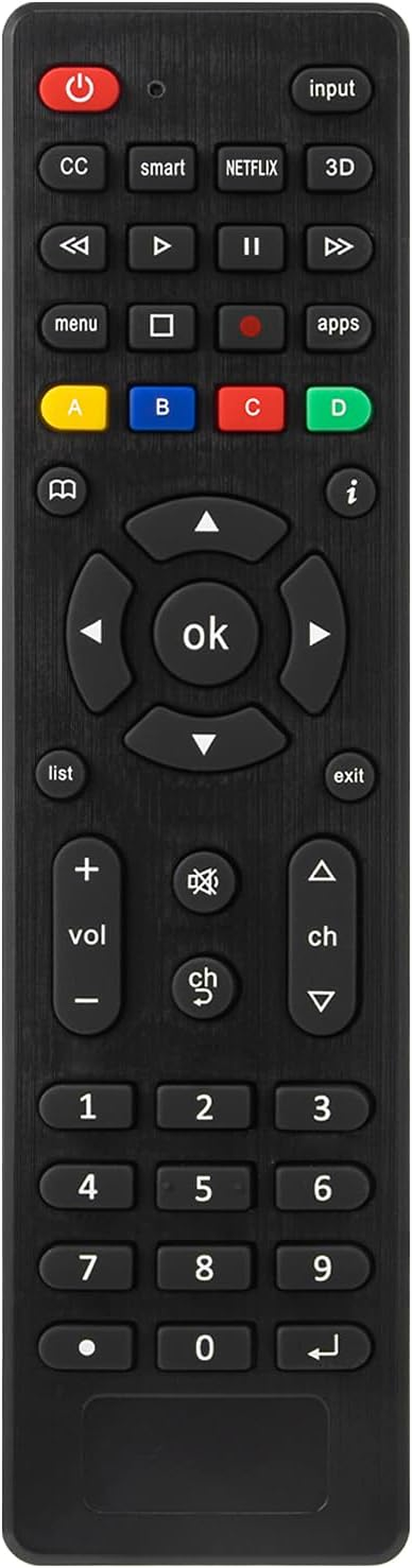 Universal TV Remote Control Compatible with Most LCD/LED 3D HDTV Smart TV Remote Control image number 2