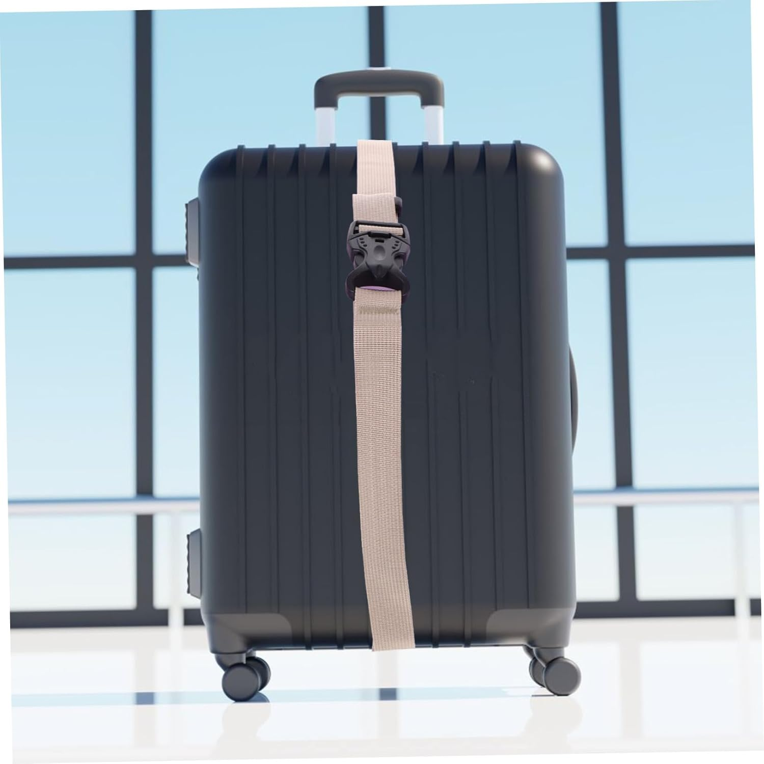 Beavorty Outdoor Luggage Straps Double Buckle for Secure Fixing Versatile Travel Accessories image number 1