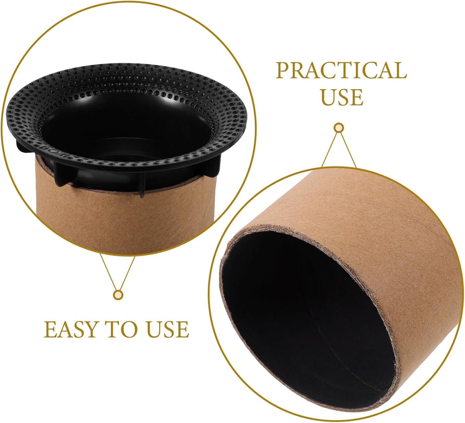 HOLIDYOYO Speaker Port Tube for Home Car Bar Stage Lightweight Speaker Voice Outlet Easy Install Bass Vent Enhances Woofer Sound Quality Professional Audio Cabinet Accessory image number 3