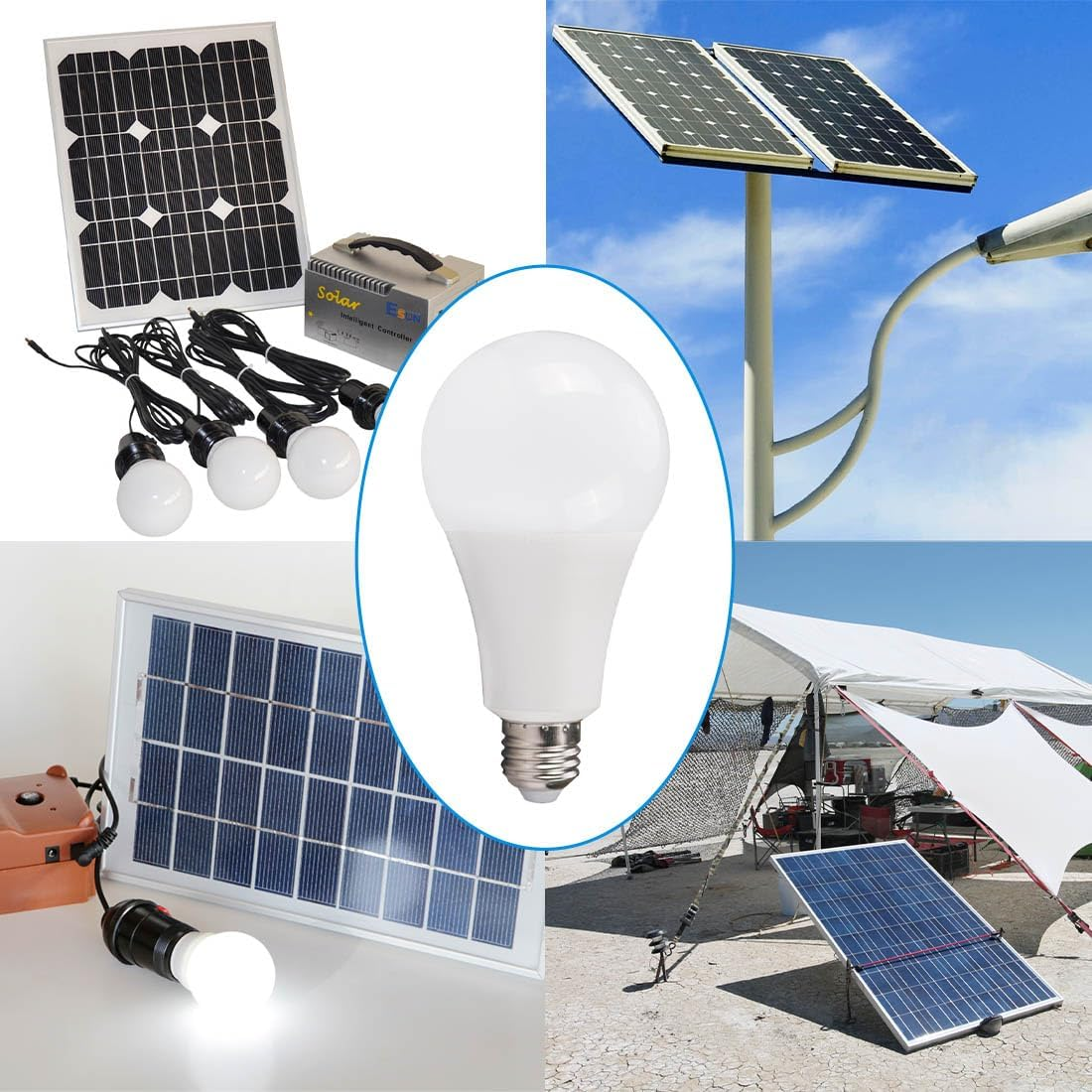 12V Low Voltage LED Light Bulb 9W 900Lm AC/DC12-85 Volt E27 Base 40-60 Watt Equivalent, Landscape Bulbs, 12V 24V Battery Power System off Grid Solar Camping Lighting, 2 Pack (Warm White) image number 2