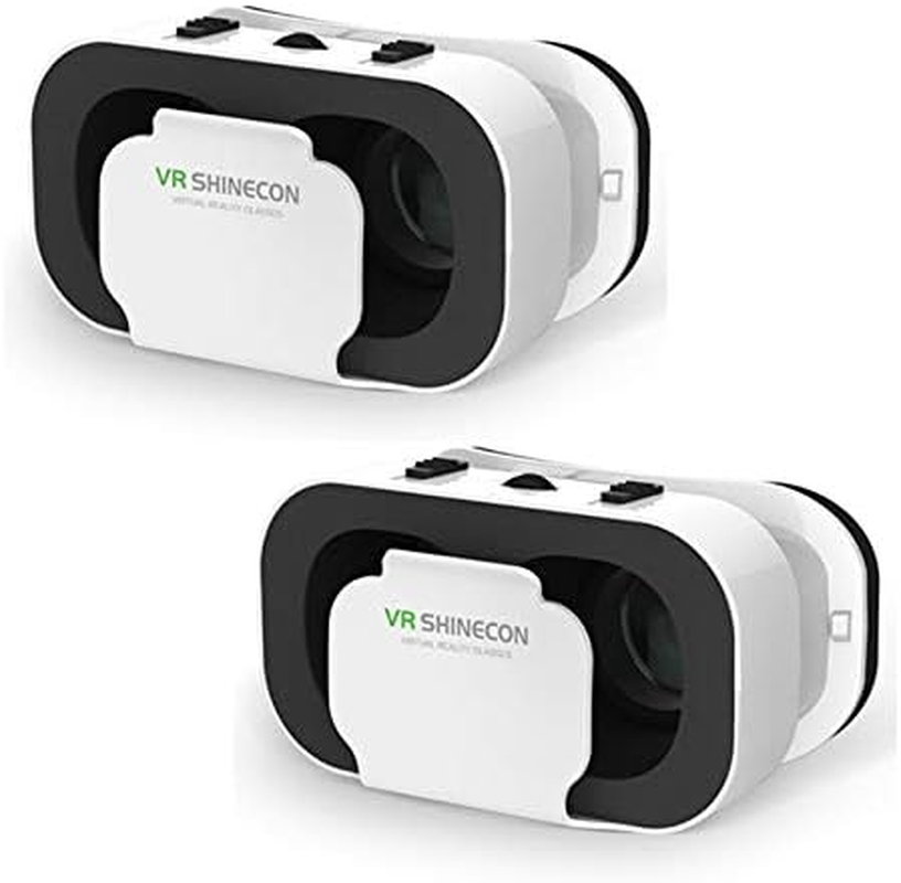 VR Headset Compatible with I Phone & Android Phone-Virtual Reality Headsets VR Cardboard -Mini Exquisite Light Weight- Comfortable New 3D VR Glasses (2 Pack) image number 1