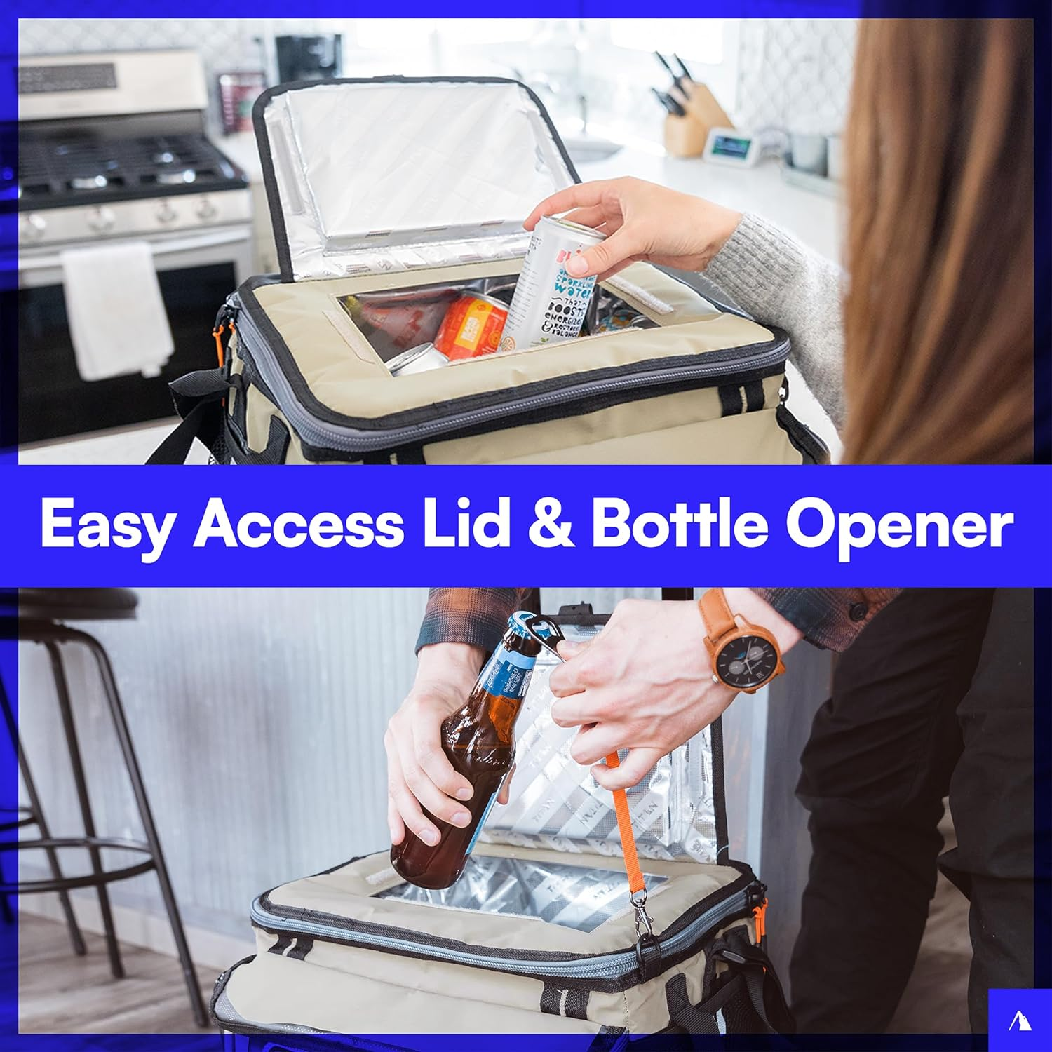 Arctic Zone Titan Deep Freeze 60 (50+10) Can Collapsible Rolling Cooler with Wheels and All-Terrain Cart image number 5