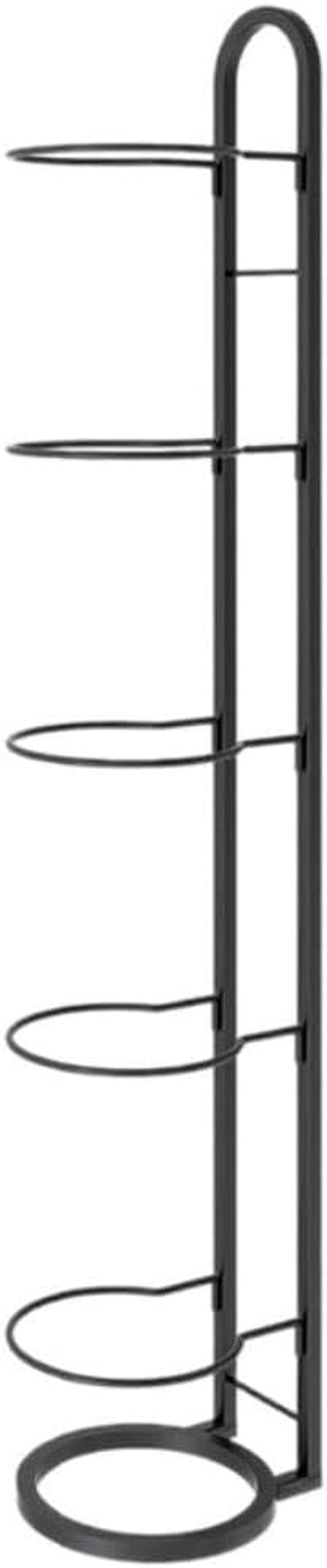 Goxfaca Vertical Basketball Ball Storage Rack, 5 Tier Freestanding Football Stand Ball Holder Sports Equipment Storage for Garage, Basketball Organizer Rack with Basket, Sports Gear Storage