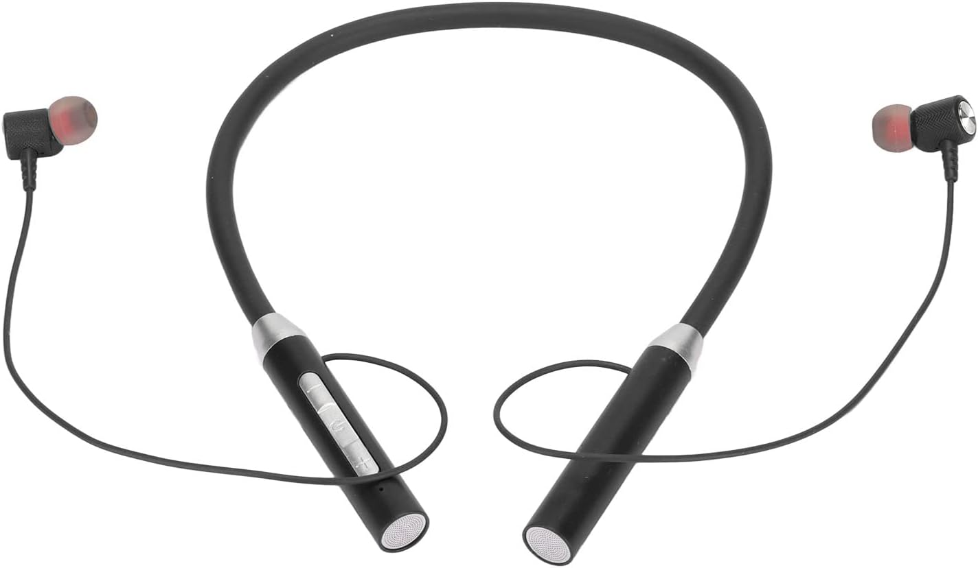 Tnfeeon Magnetic Neckband Earbuds, Ergonomic Design with Enhanced Bass, IPX5 Waterproof for Sports and Fitness (Pink)